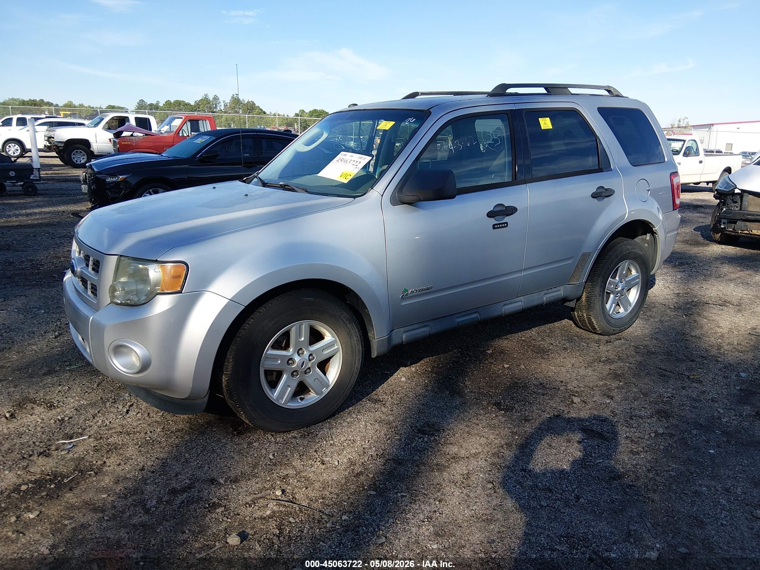 2012 Ford Escape Hybrid   Silver vin: 1FMCU5K31CKA30246