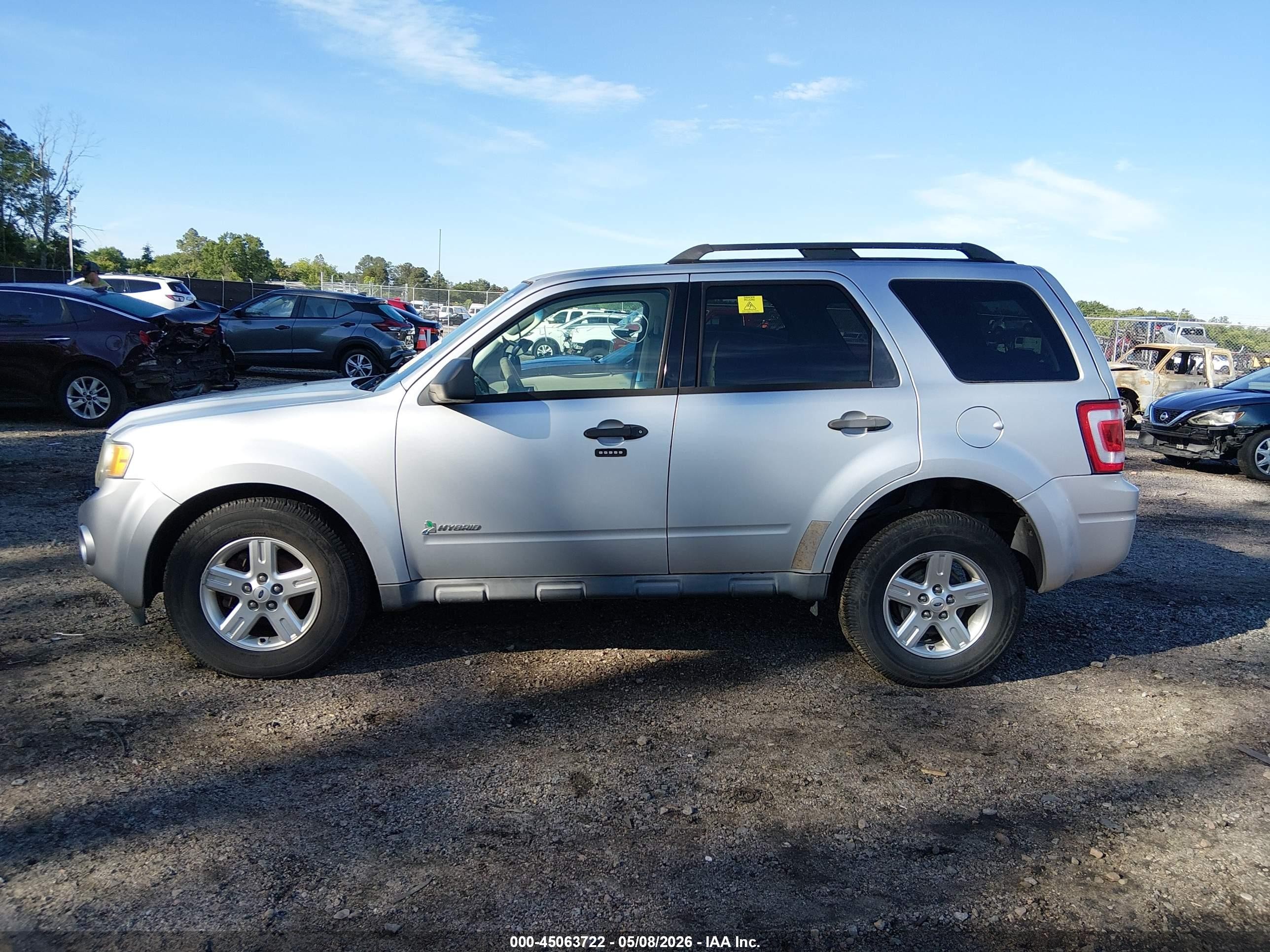2012 Ford Escape Hybrid   Silver vin: 1FMCU5K31CKA30246