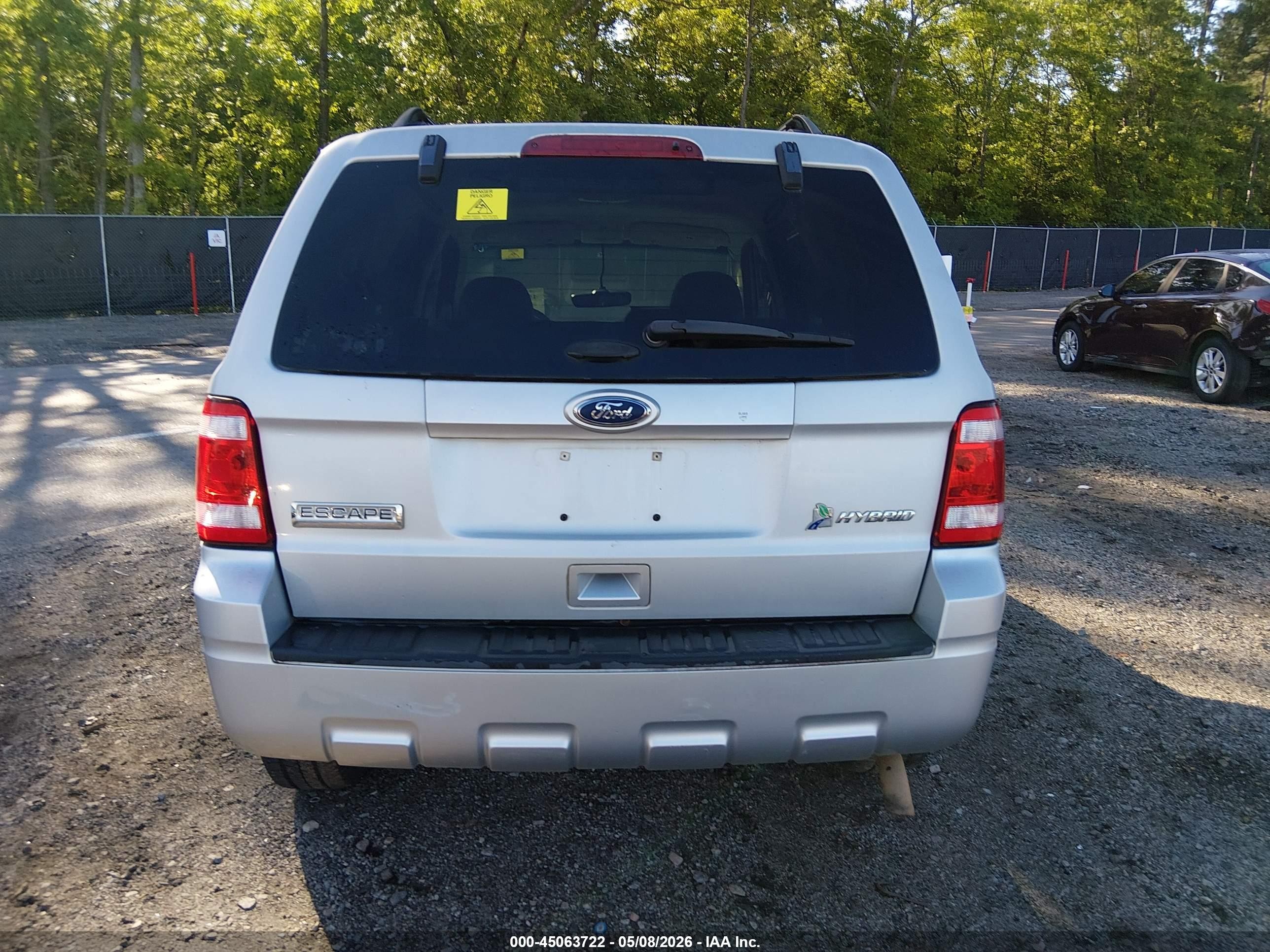 2012 Ford Escape Hybrid   Silver vin: 1FMCU5K31CKA30246