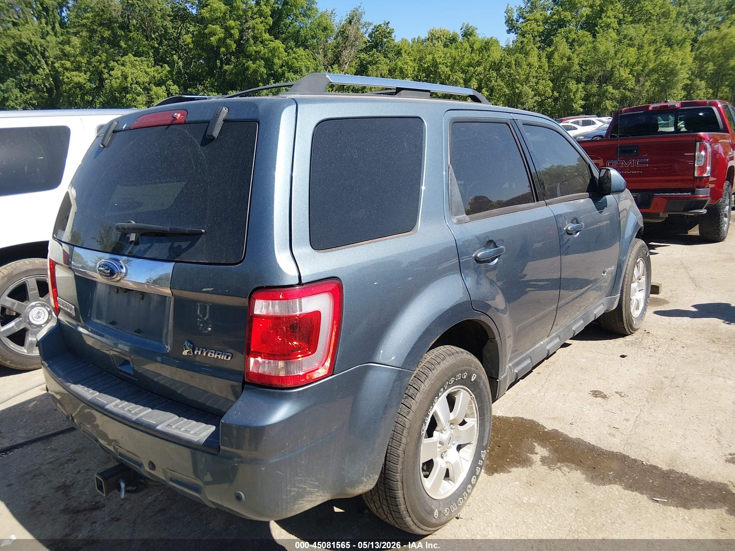 2010 Ford Escape Hybrid Limited Light Blue vin: 1FMCU5K32AKB94232