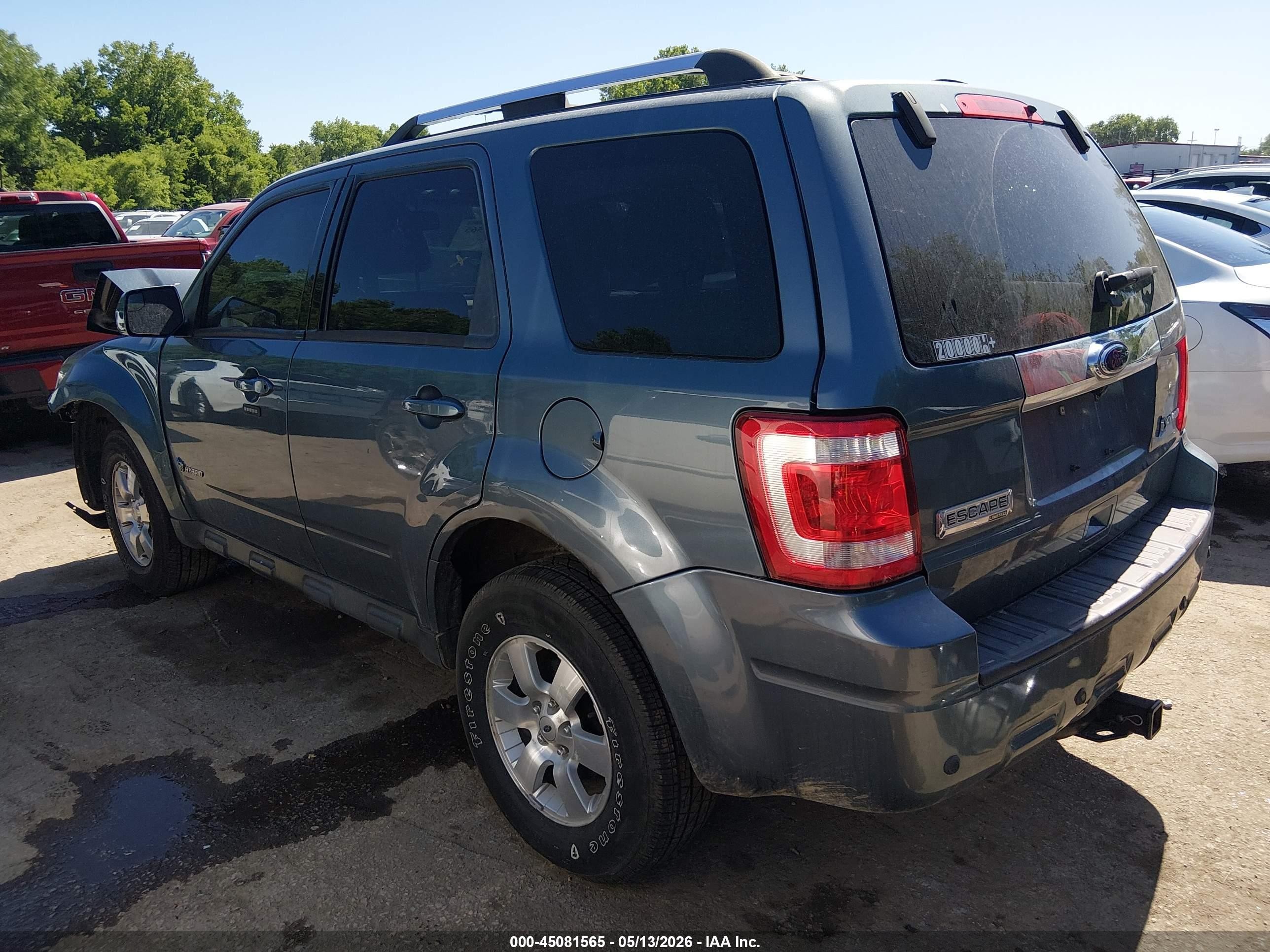 2010 Ford Escape Hybrid Limited Light Blue vin: 1FMCU5K32AKB94232