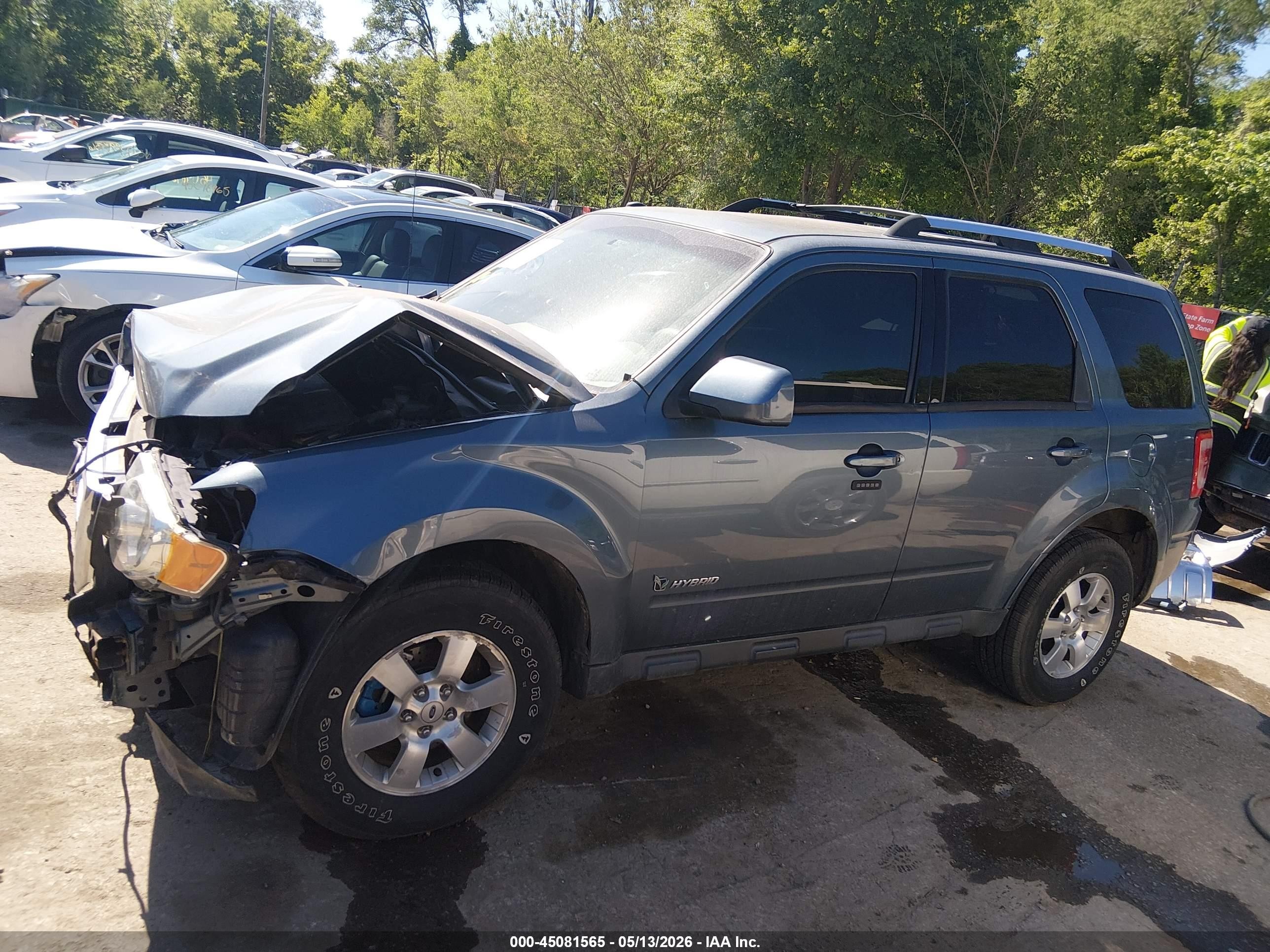 2010 Ford Escape Hybrid Limited Light Blue vin: 1FMCU5K32AKB94232