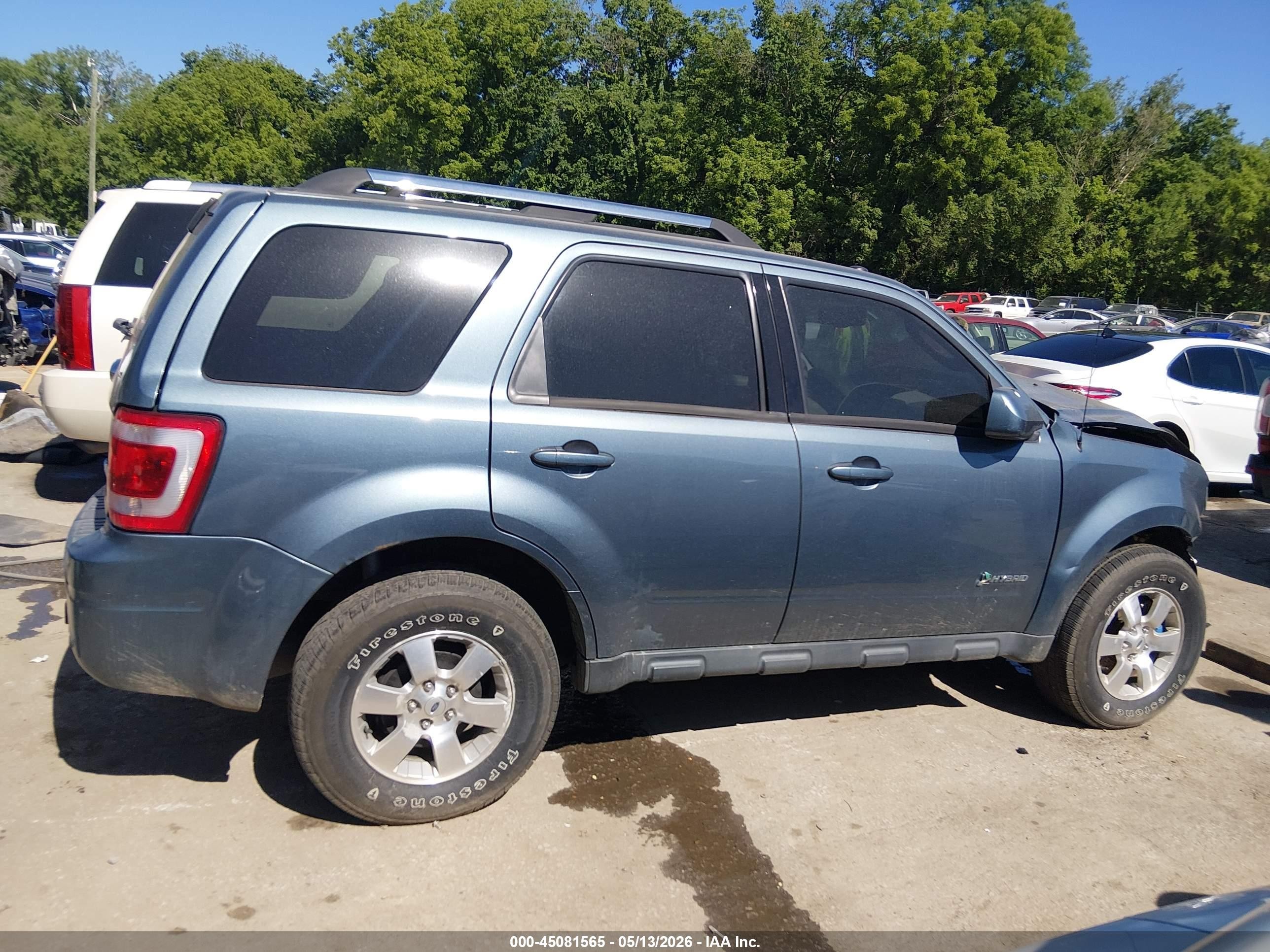 2010 Ford Escape Hybrid Limited Light Blue vin: 1FMCU5K32AKB94232