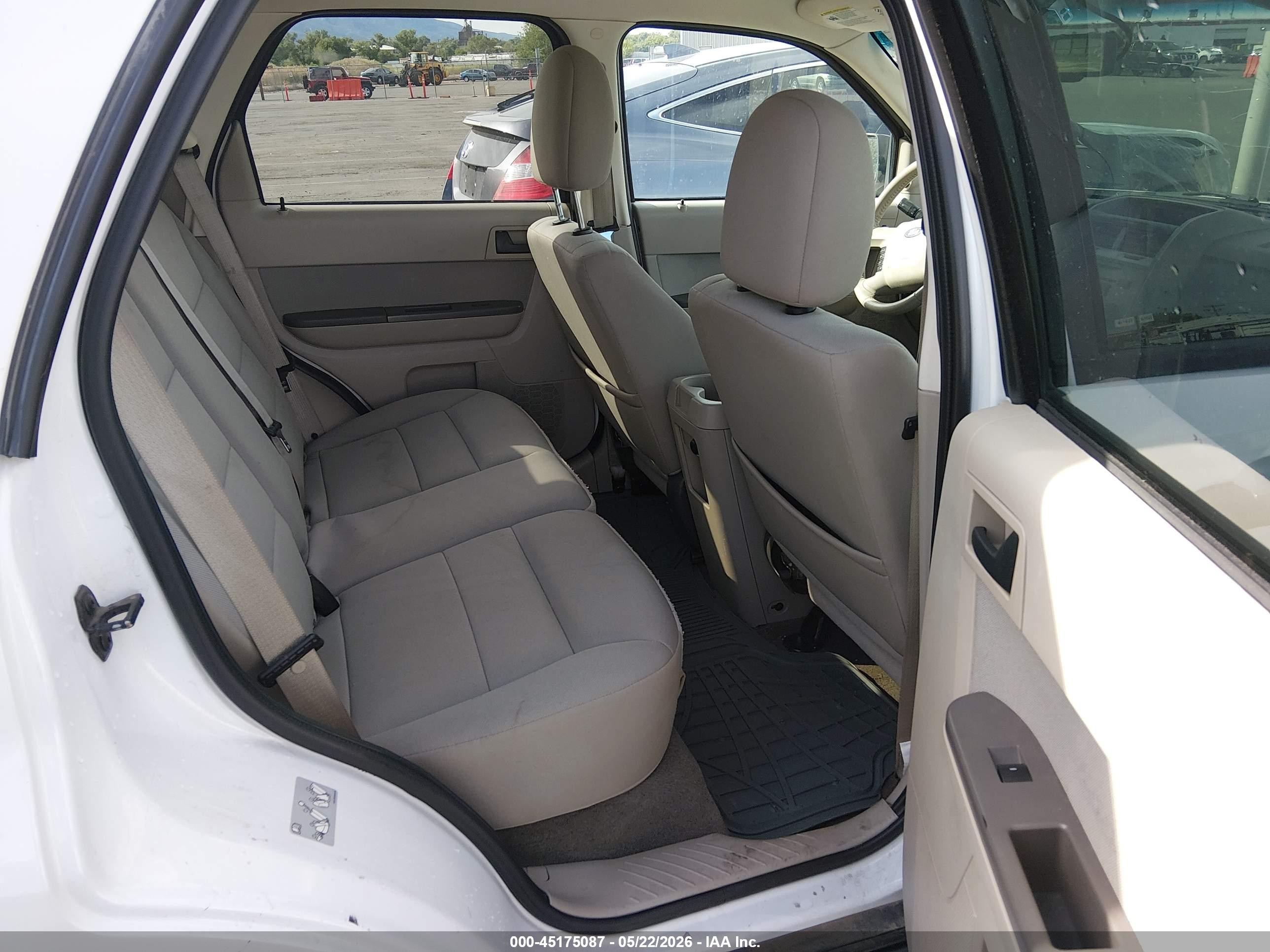 2010 Ford Escape Hybrid Limited White vin: 1FMCU5K32AKC79636