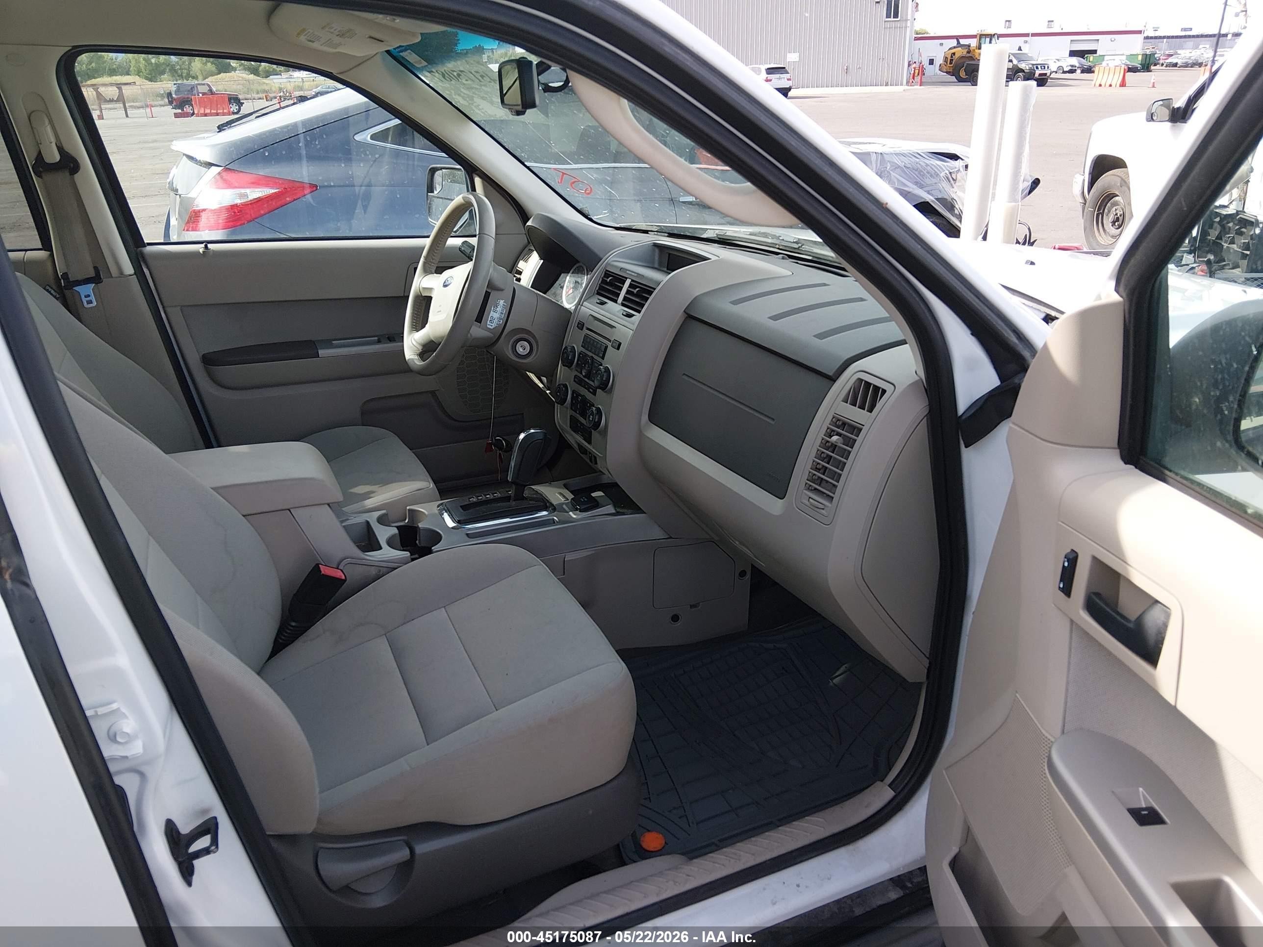 2010 Ford Escape Hybrid Limited White vin: 1FMCU5K32AKC79636