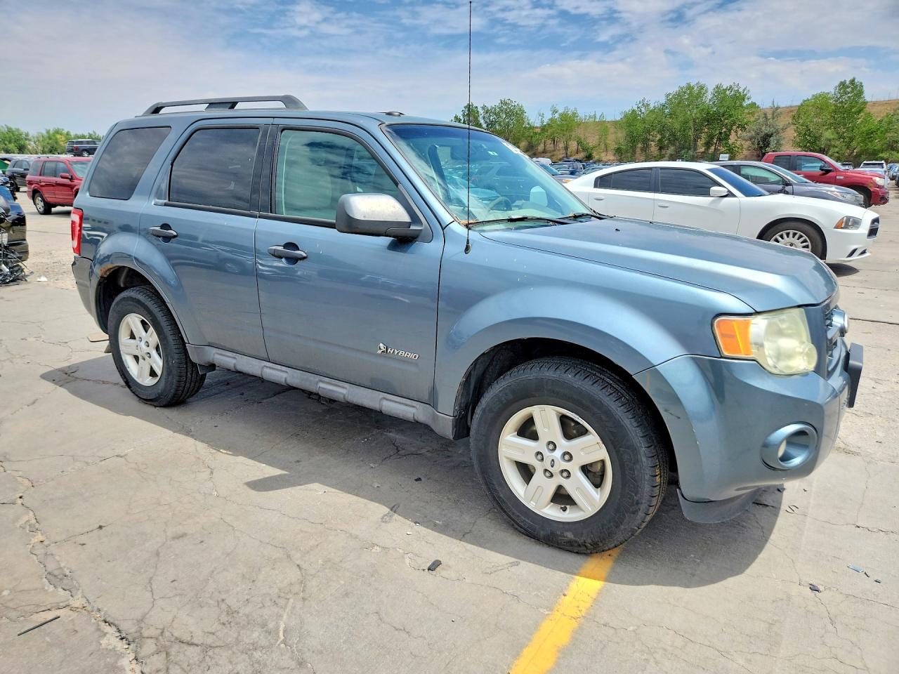 2010 Ford Escape Hybrid Blue vin: 1FMCU5K32AKD02767