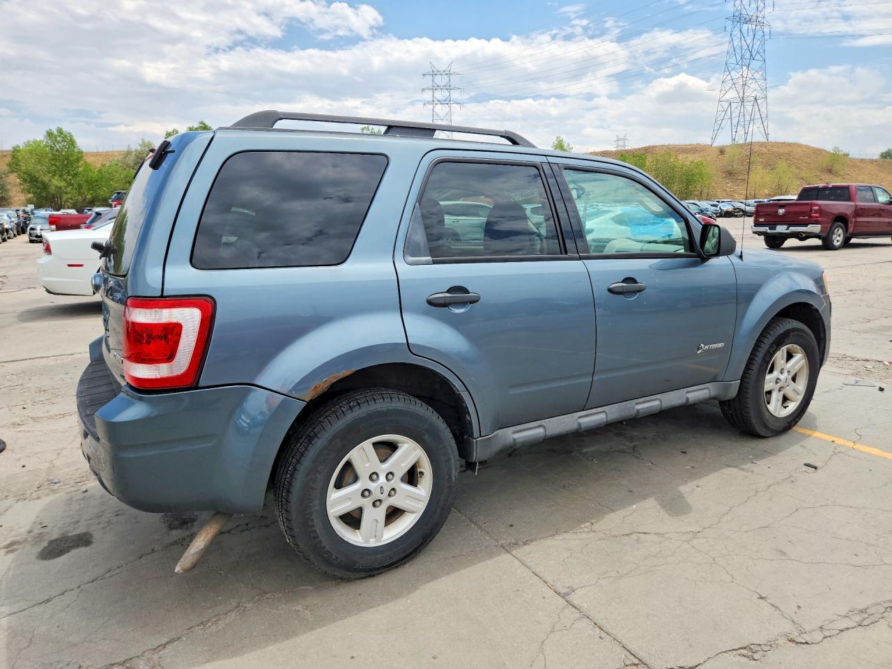 2010 Ford Escape Hybrid Blue vin: 1FMCU5K32AKD02767