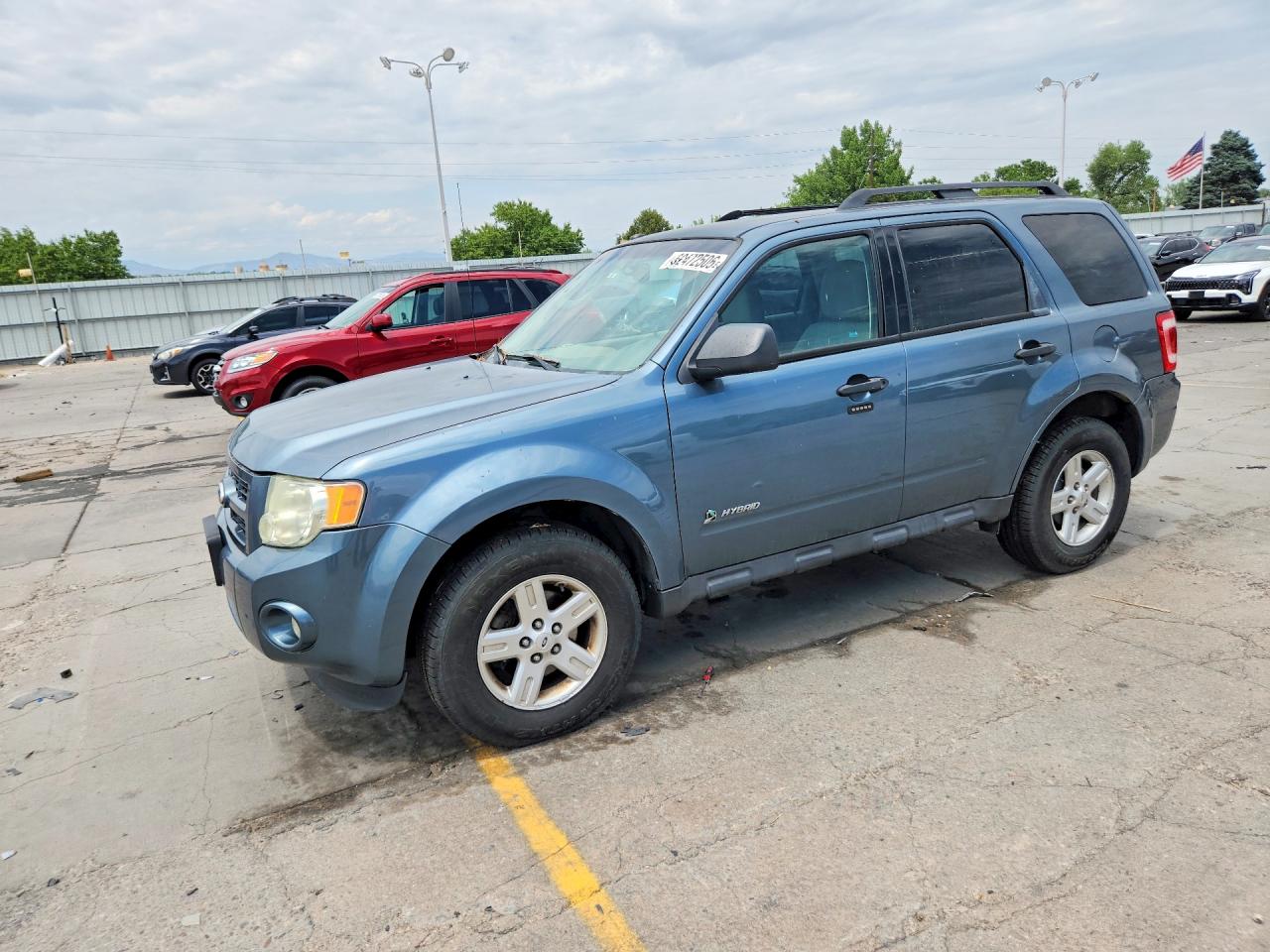 2010 Ford Escape Hybrid Blue vin: 1FMCU5K32AKD02767