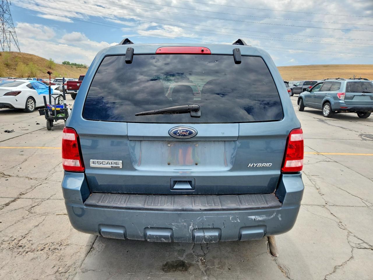 2010 Ford Escape Hybrid Blue vin: 1FMCU5K32AKD02767