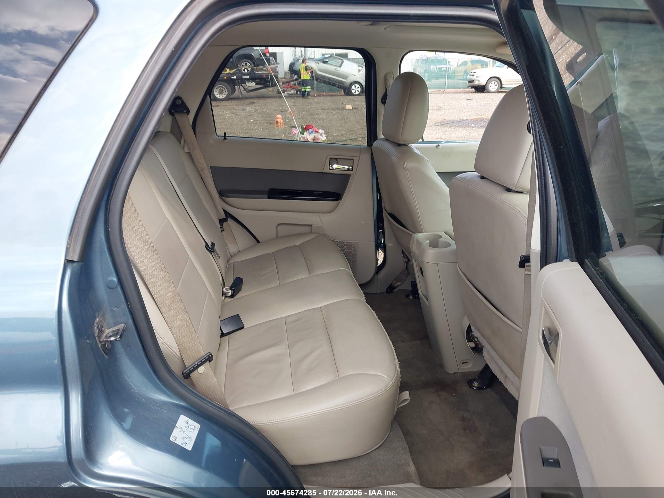 2012 Ford Escape Hybrid Limited Синий vin: 1FMCU5K32CKA13035