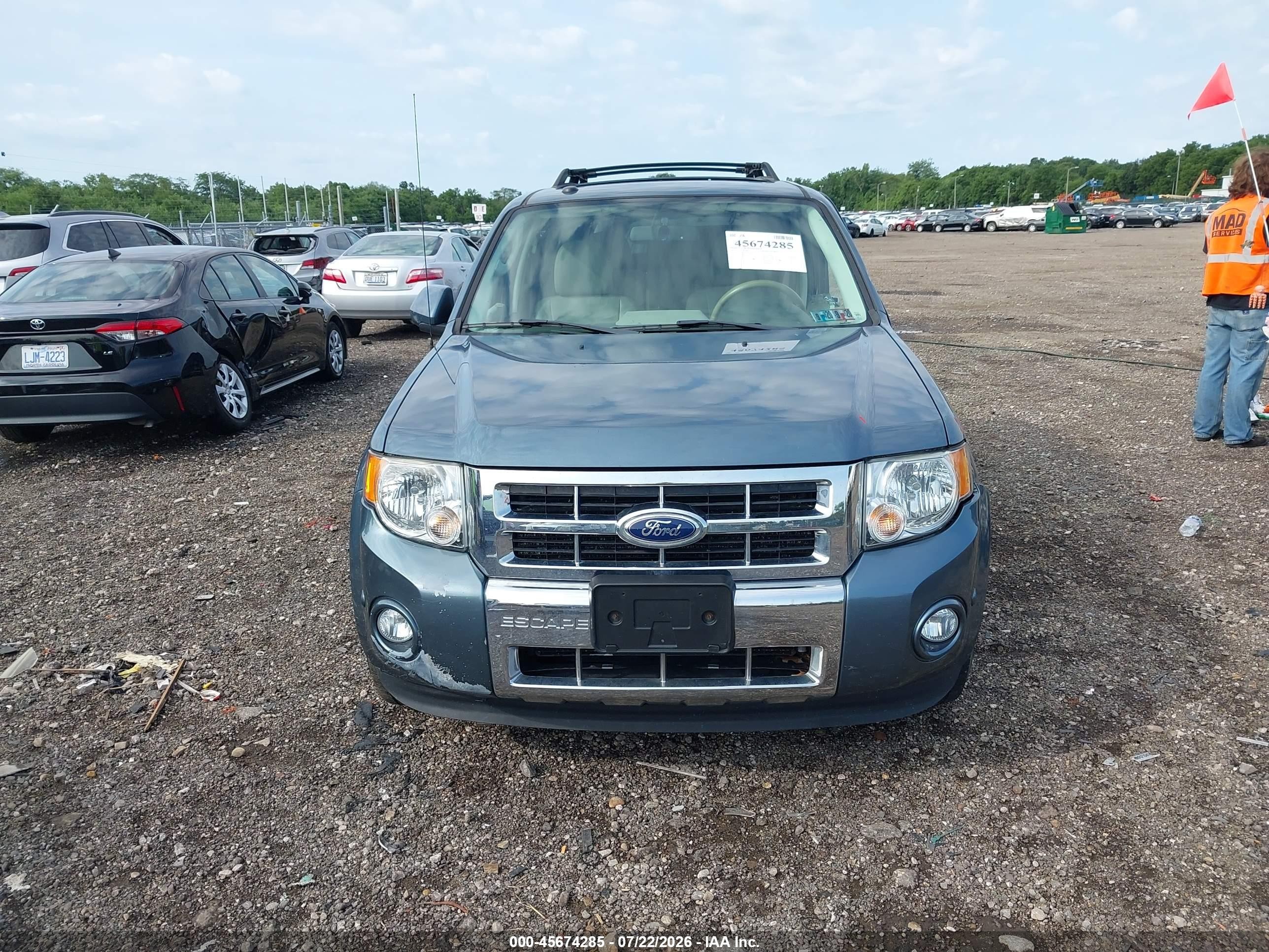 2012 Ford Escape Hybrid Limited Синий vin: 1FMCU5K32CKA13035