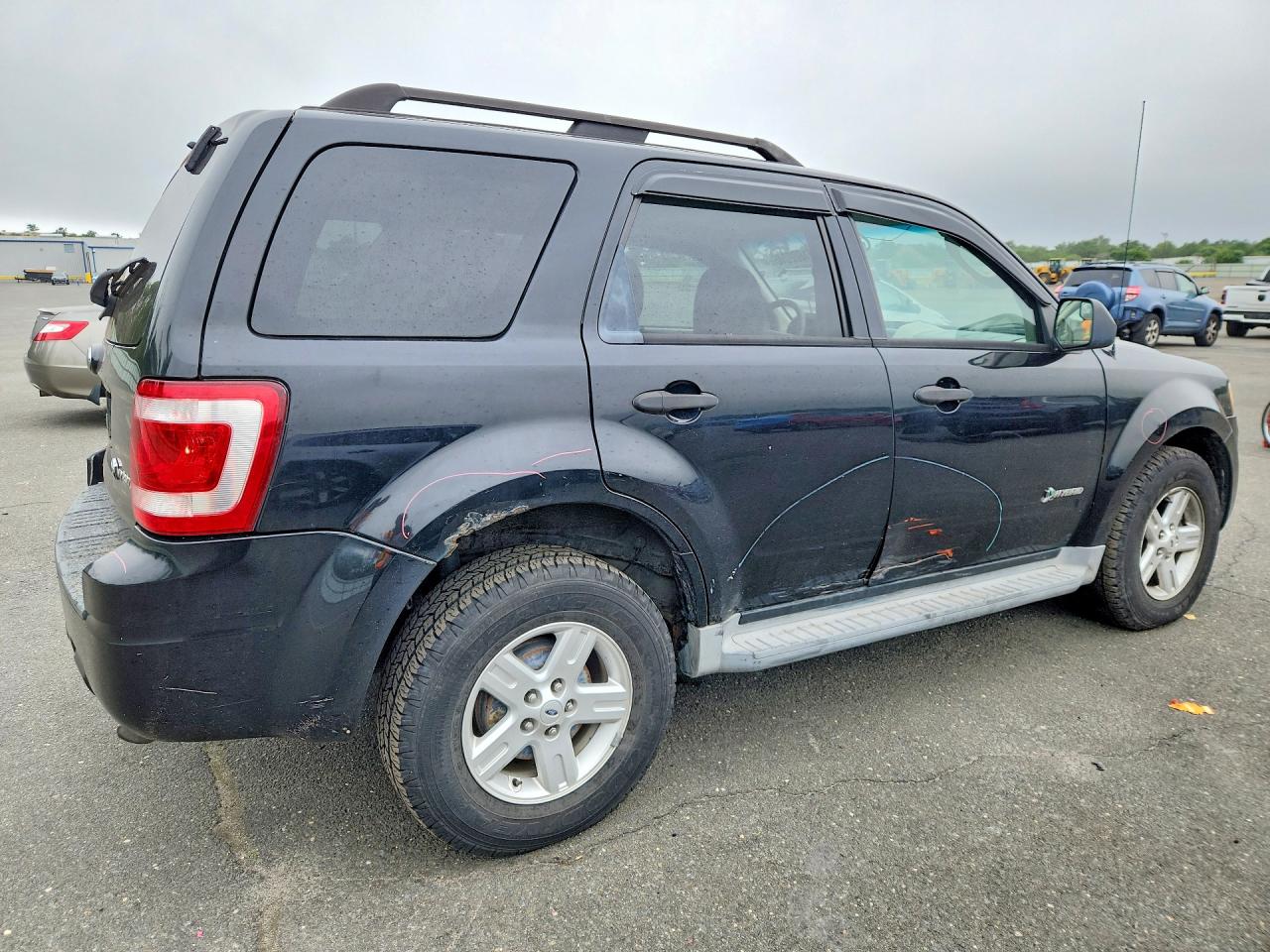 2010 Ford Escape Hybrid Black vin: 1FMCU5K33AKB50756