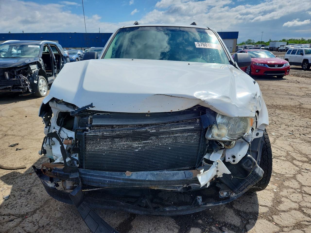 2010 Ford Escape Hybrid Белый vin: 1FMCU5K33AKC59069