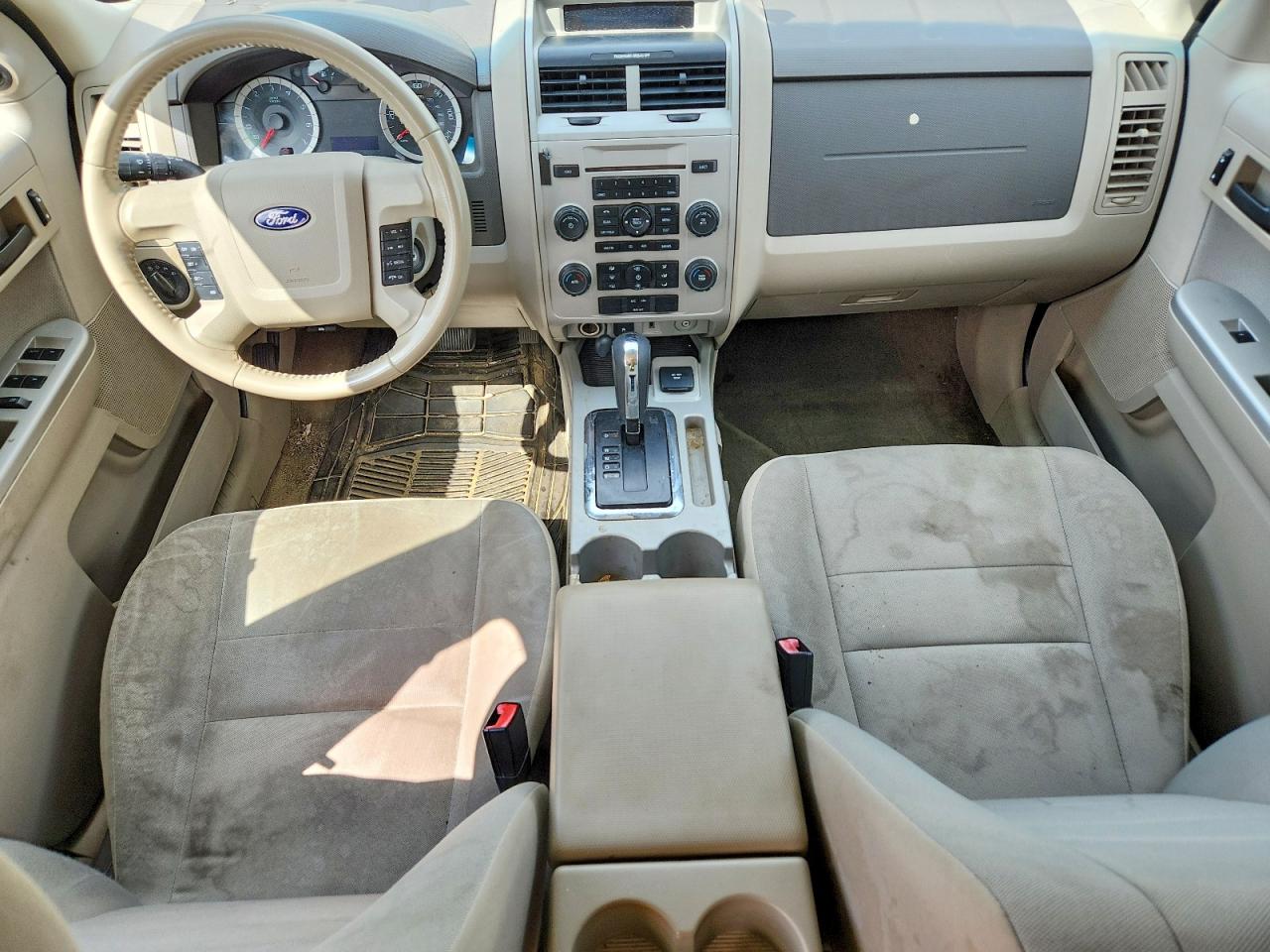 2010 Ford Escape Hybrid Белый vin: 1FMCU5K33AKC59069