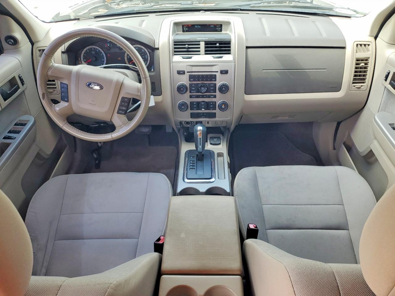 2011 Ford Escape Hybrid Белый vin: 1FMCU5K33BKA94206