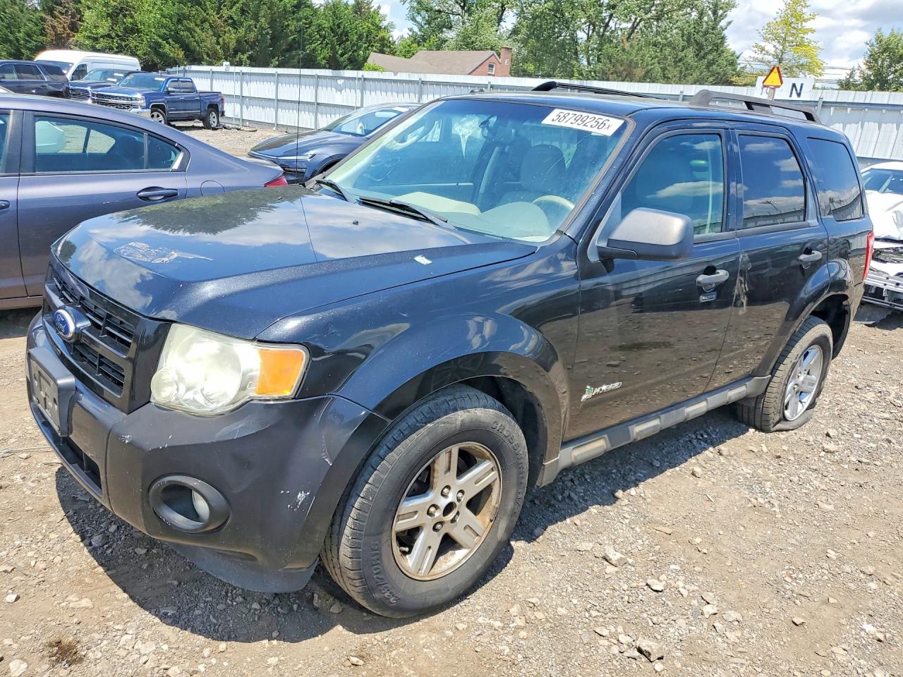 2011 Ford Escape Hybrid Black vin: 1FMCU5K33BKB35479