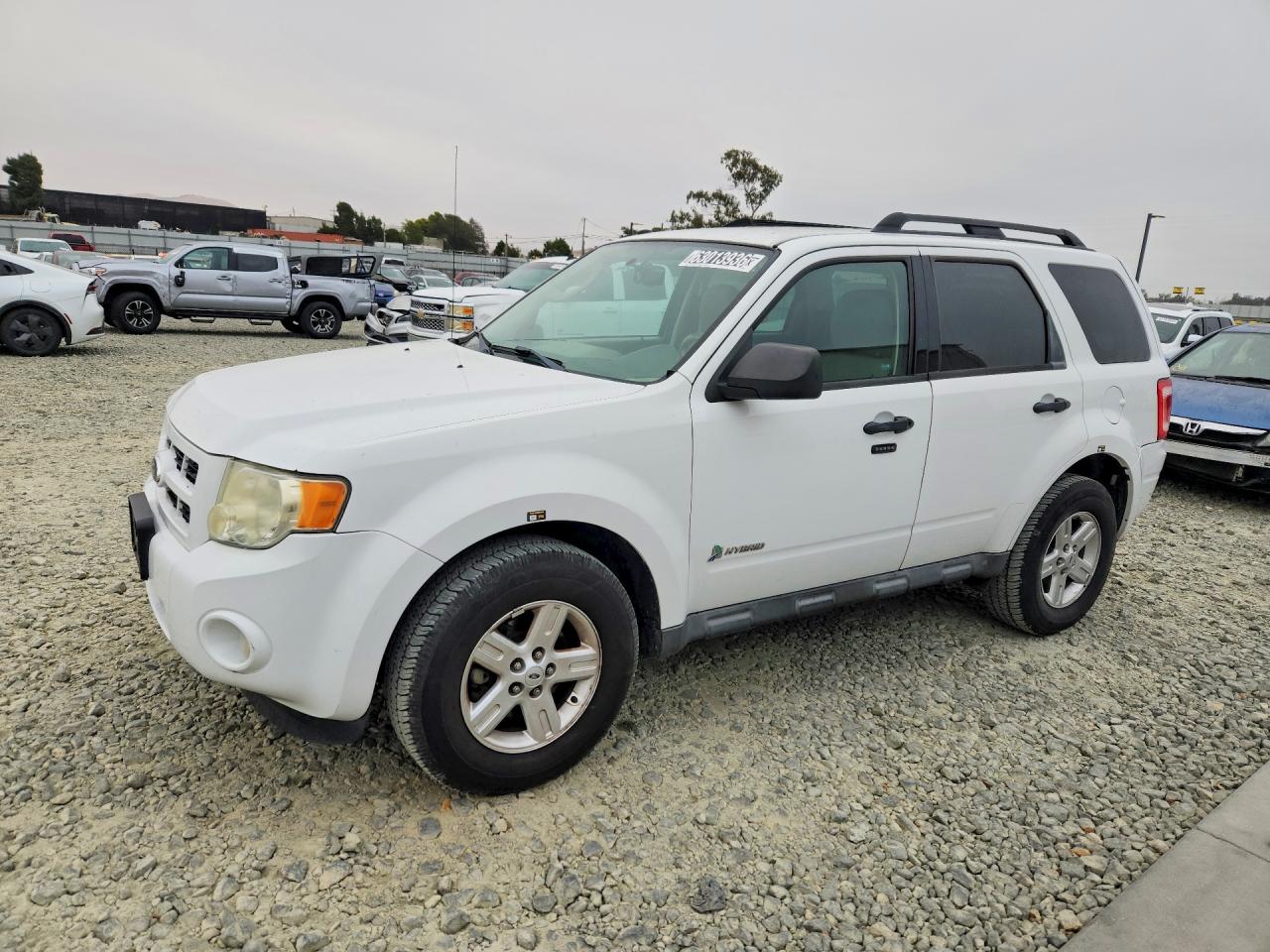 2011 Ford Escape Hybrid White vin: 1FMCU5K33BKB48815
