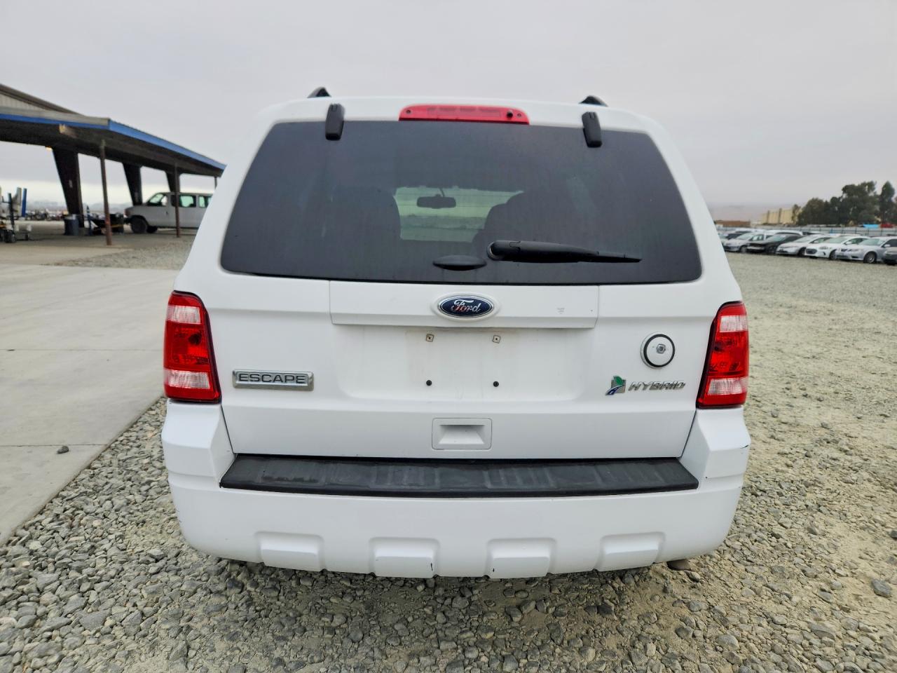 2011 Ford Escape Hybrid White vin: 1FMCU5K33BKB48815