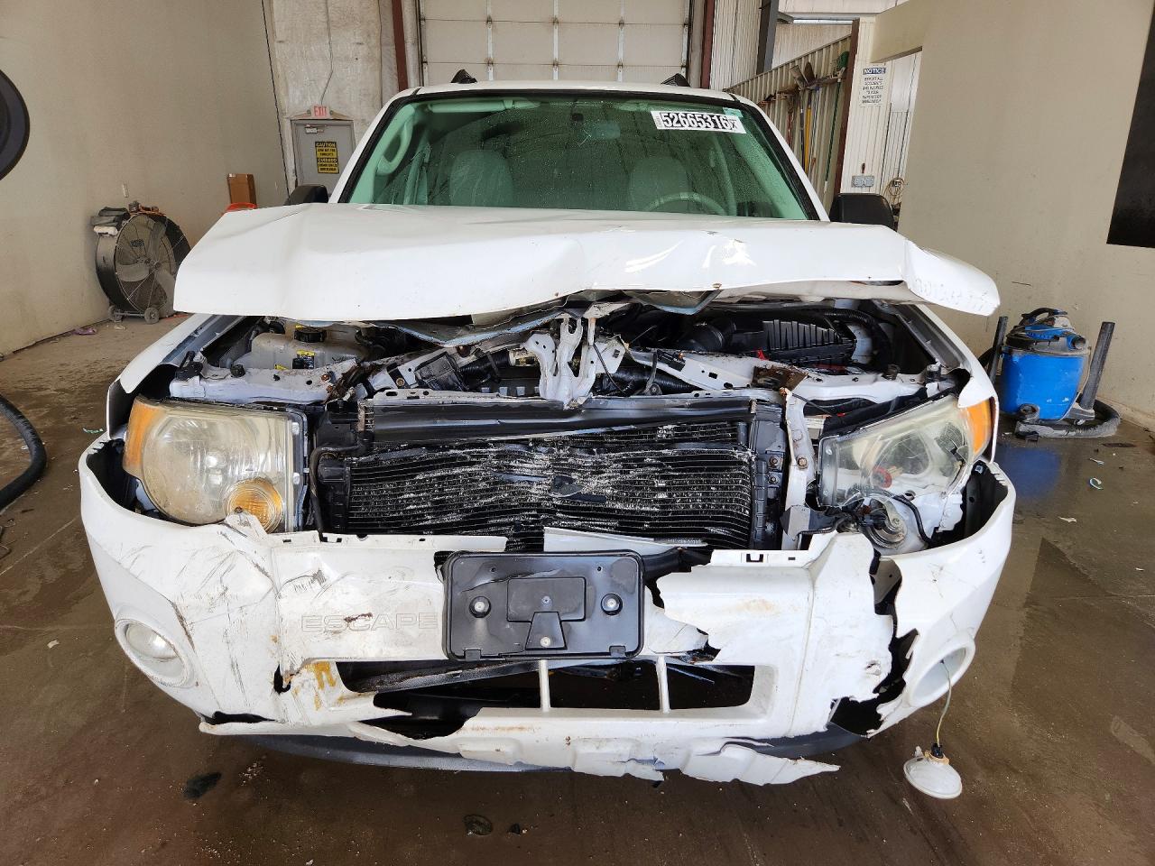 2011 Ford Escape Hybrid White vin: 1FMCU5K33BKB48877