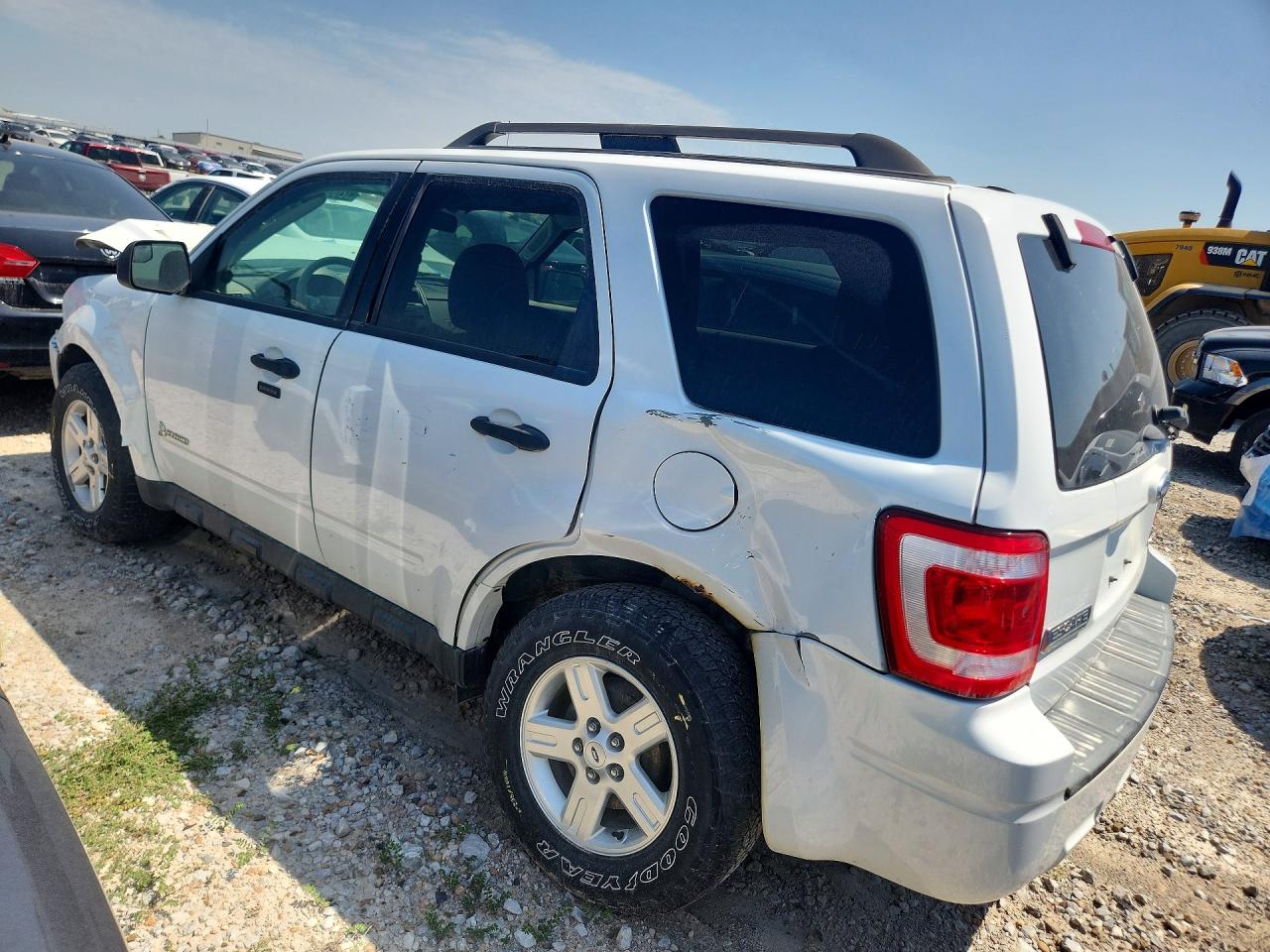 2011 Ford Escape Hybrid White vin: 1FMCU5K33BKB48877