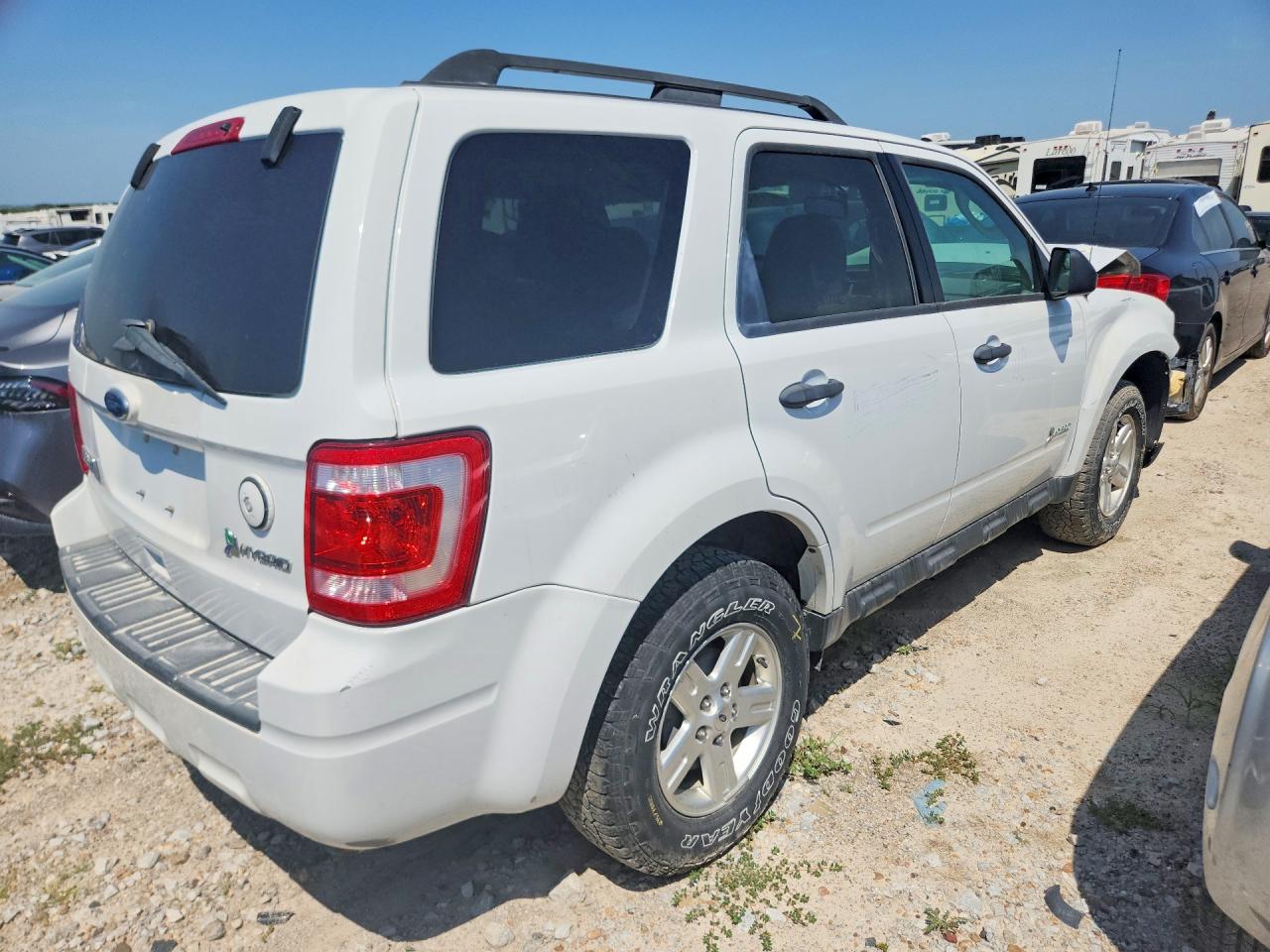 2011 Ford Escape Hybrid White vin: 1FMCU5K33BKB48877