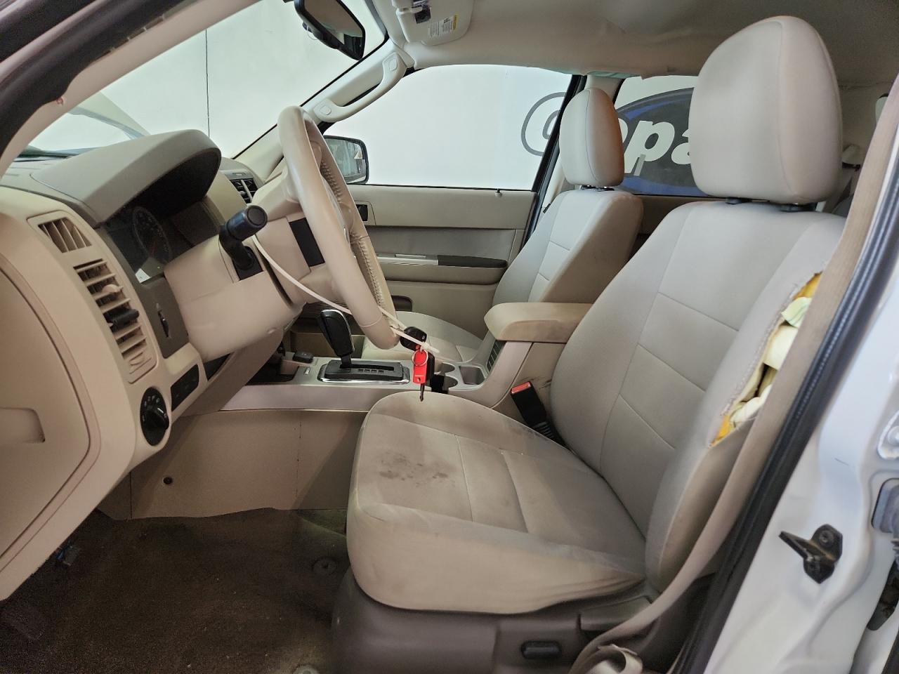2011 Ford Escape Hybrid White vin: 1FMCU5K33BKB48877 Damage: Right Side Curtain Air Bag, Deployed, Replacement Required