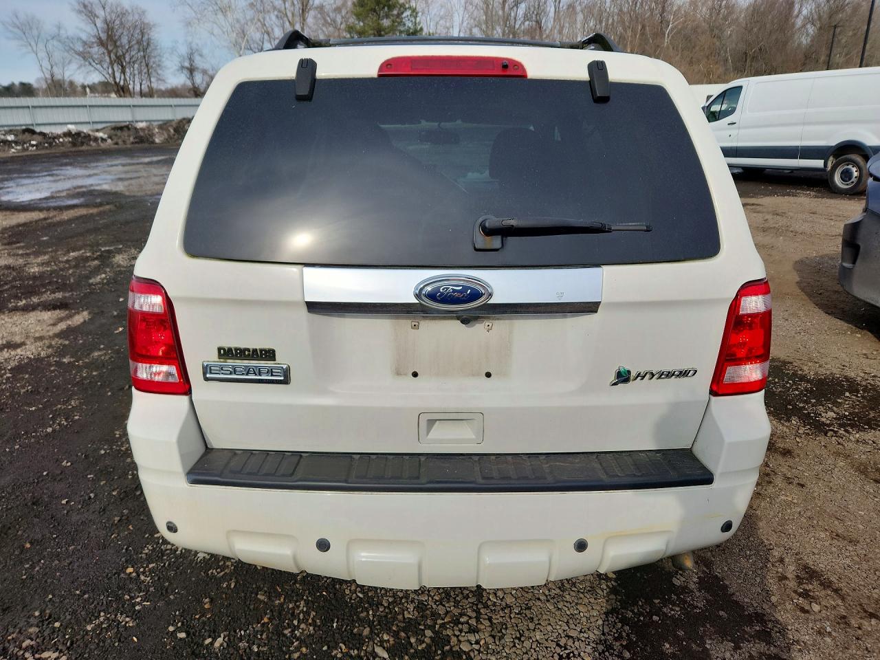 2010 Ford Escape Hybrid White vin: 1FMCU5K34AKB20973