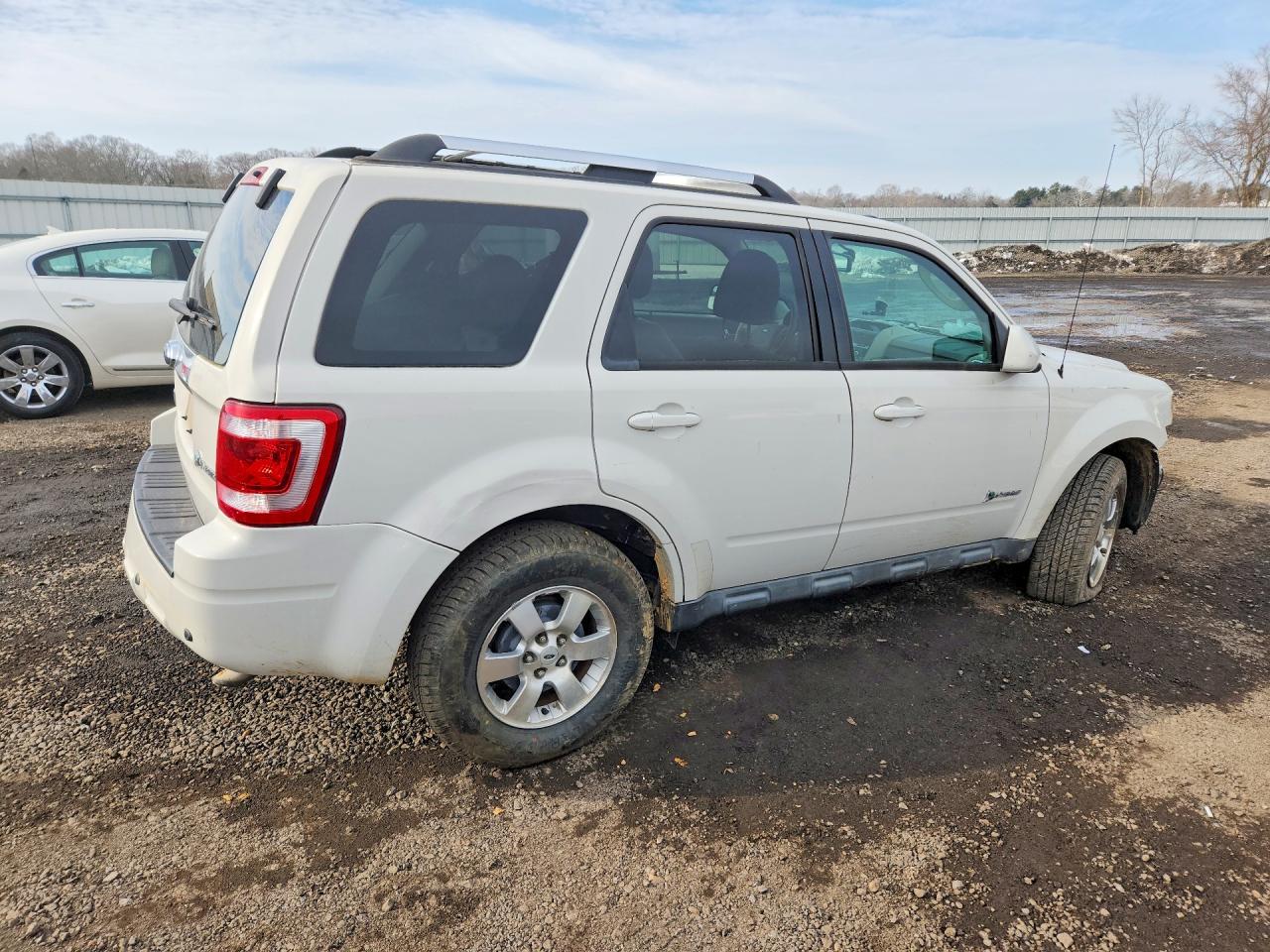 2010 Ford Escape Hybrid White vin: 1FMCU5K34AKB20973