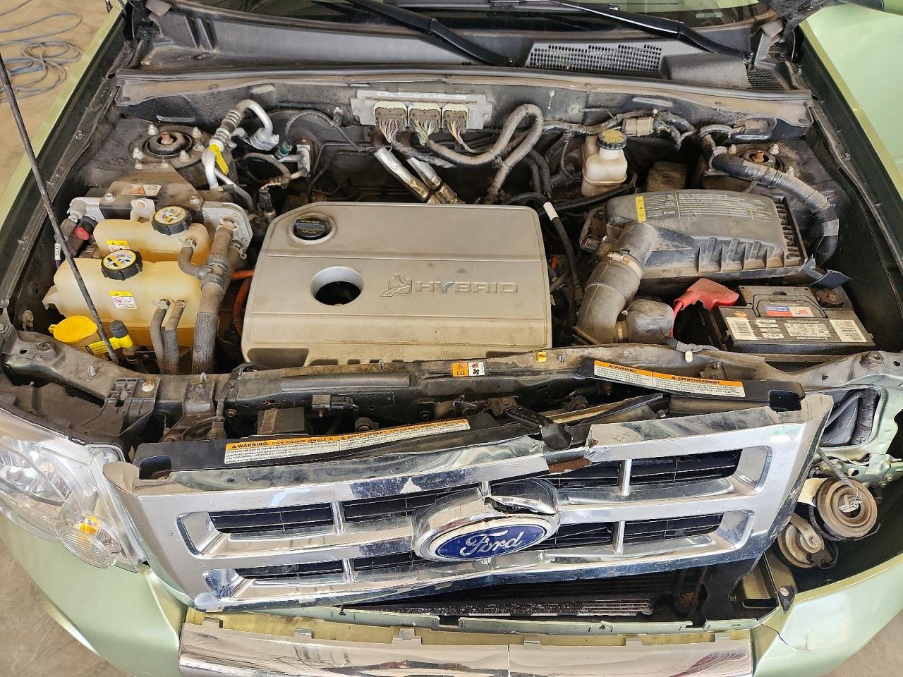 2010 Ford Escape Hybrid Зеленый vin: 1FMCU5K34AKB21797