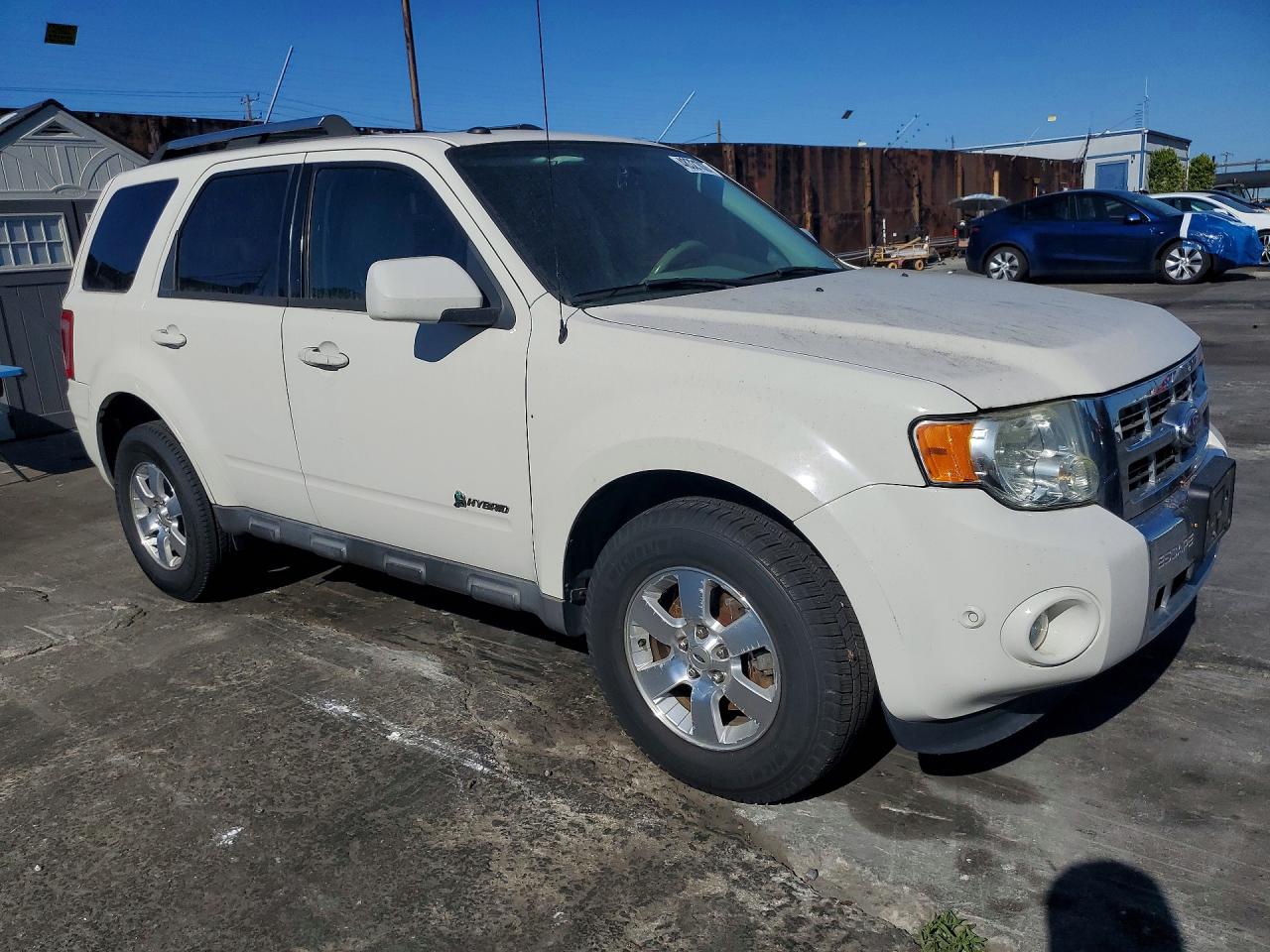 2010 Ford Escape Hybrid White vin: 1FMCU5K34AKB82499