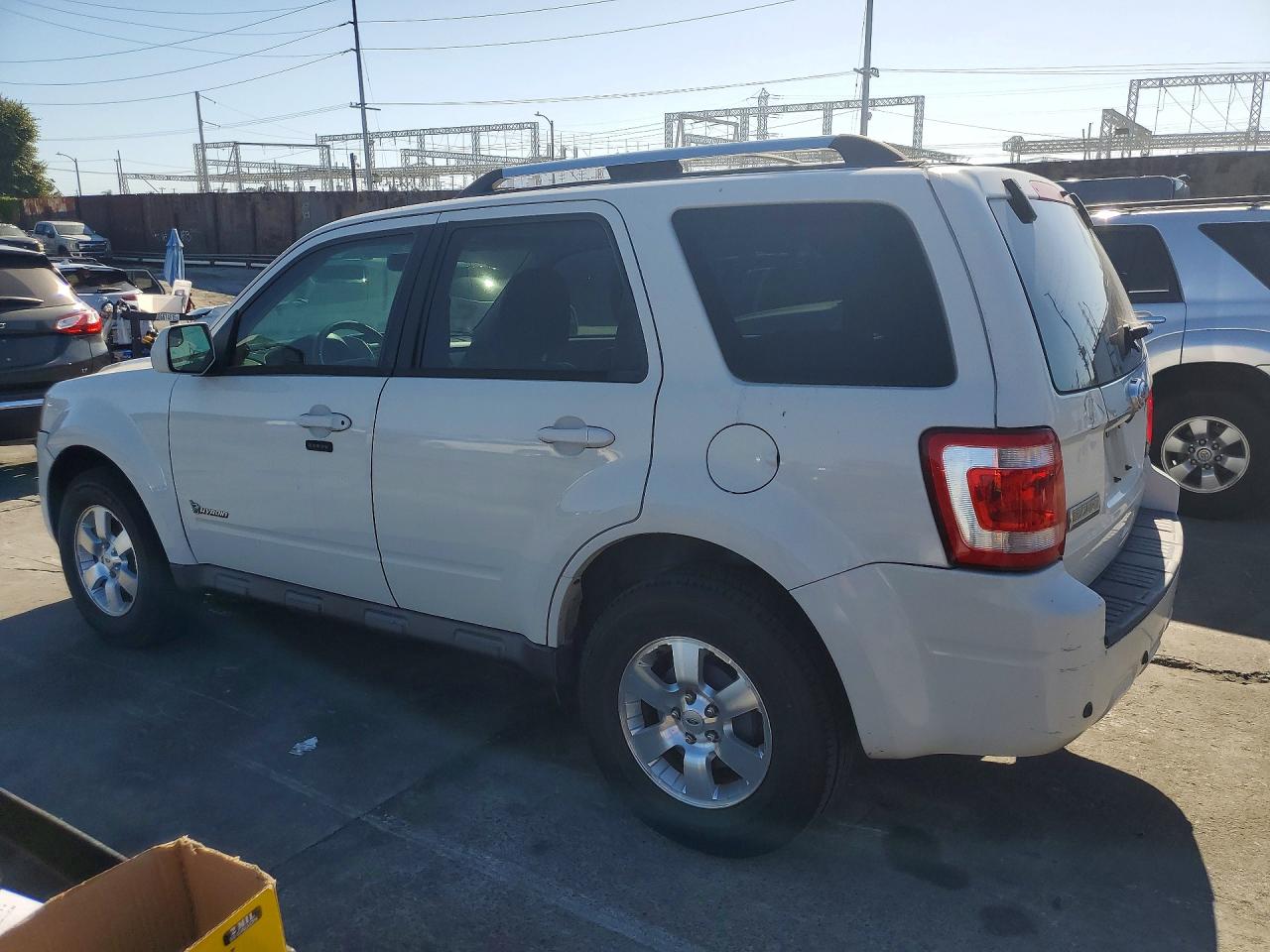 2010 Ford Escape Hybrid White vin: 1FMCU5K34AKB82499