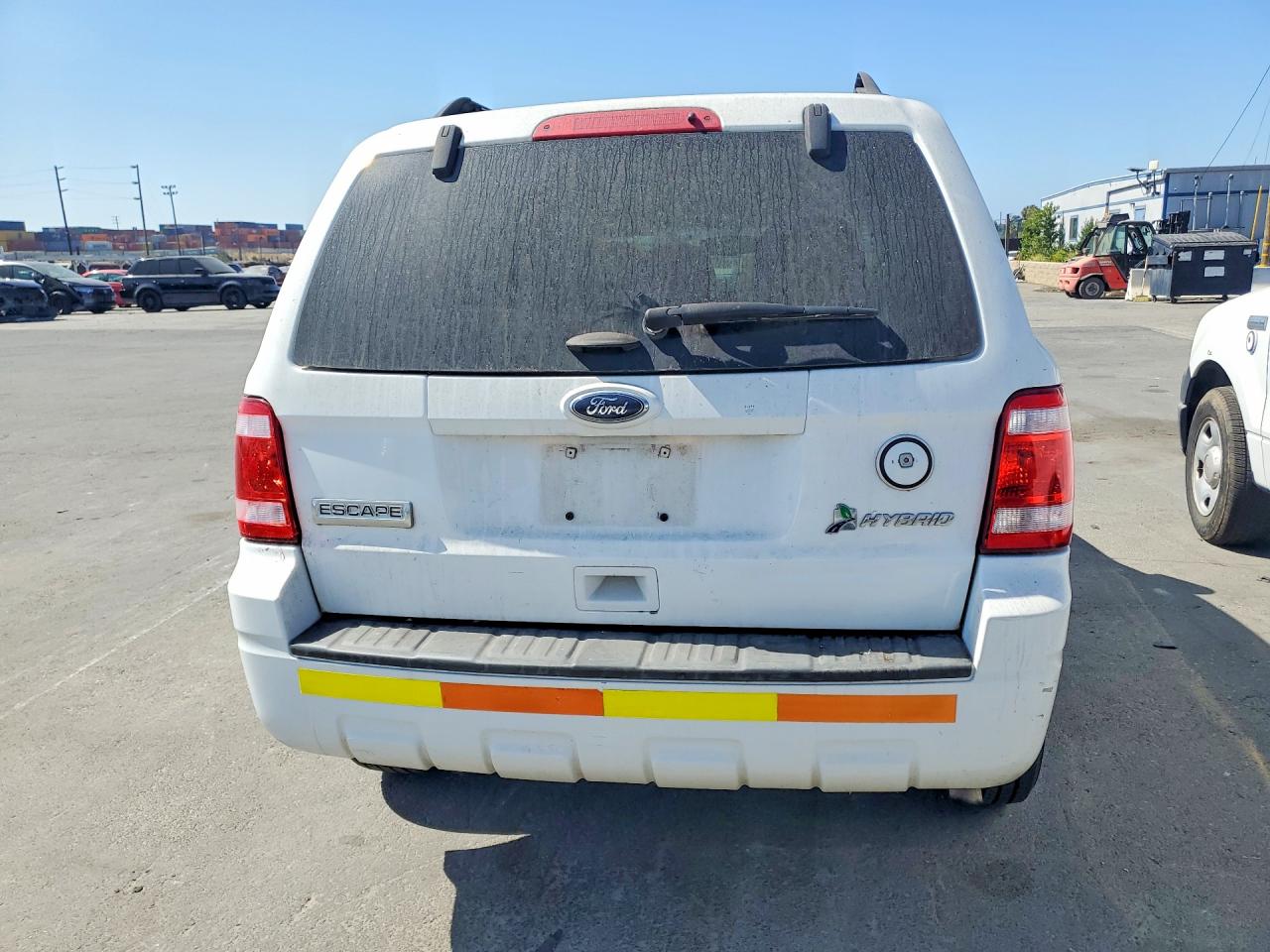 2011 Ford Escape Hybrid Белый vin: 1FMCU5K34BKB48855