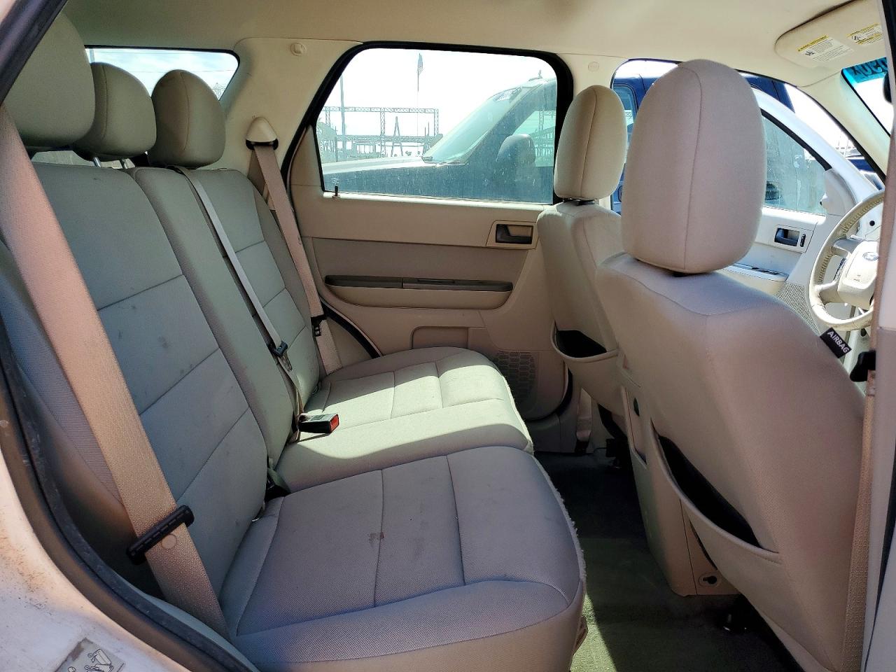 2011 Ford Escape Hybrid Белый vin: 1FMCU5K34BKB48855