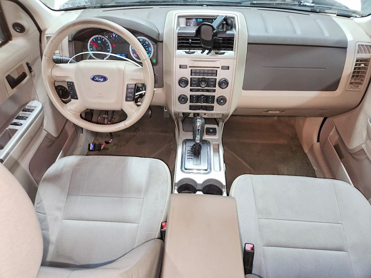 2011 Ford Escape Hybrid Белый vin: 1FMCU5K34BKB92676