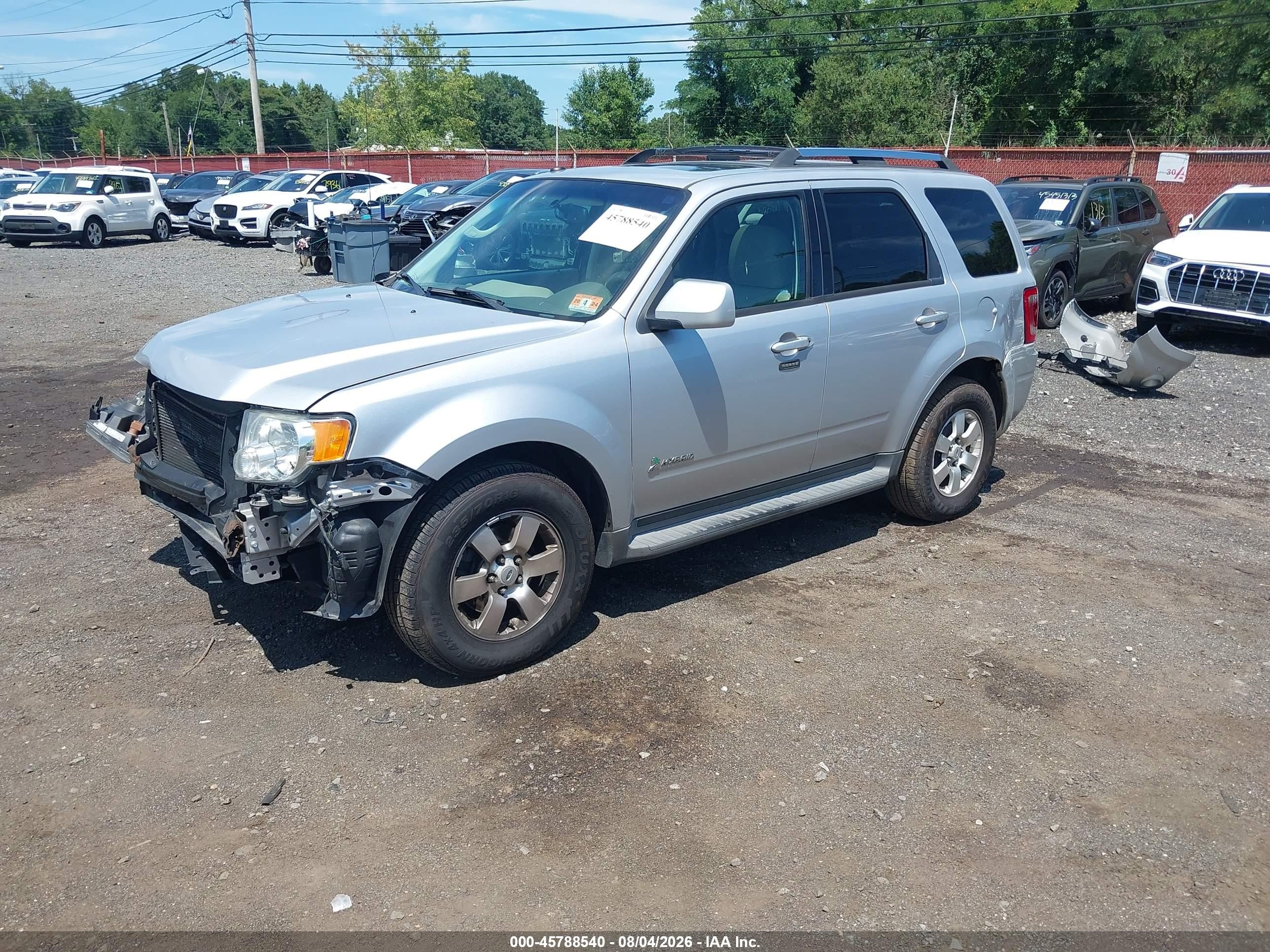 2011 Ford Escape Hybrid Limited Серебряный vin: 1FMCU5K34BKC01585