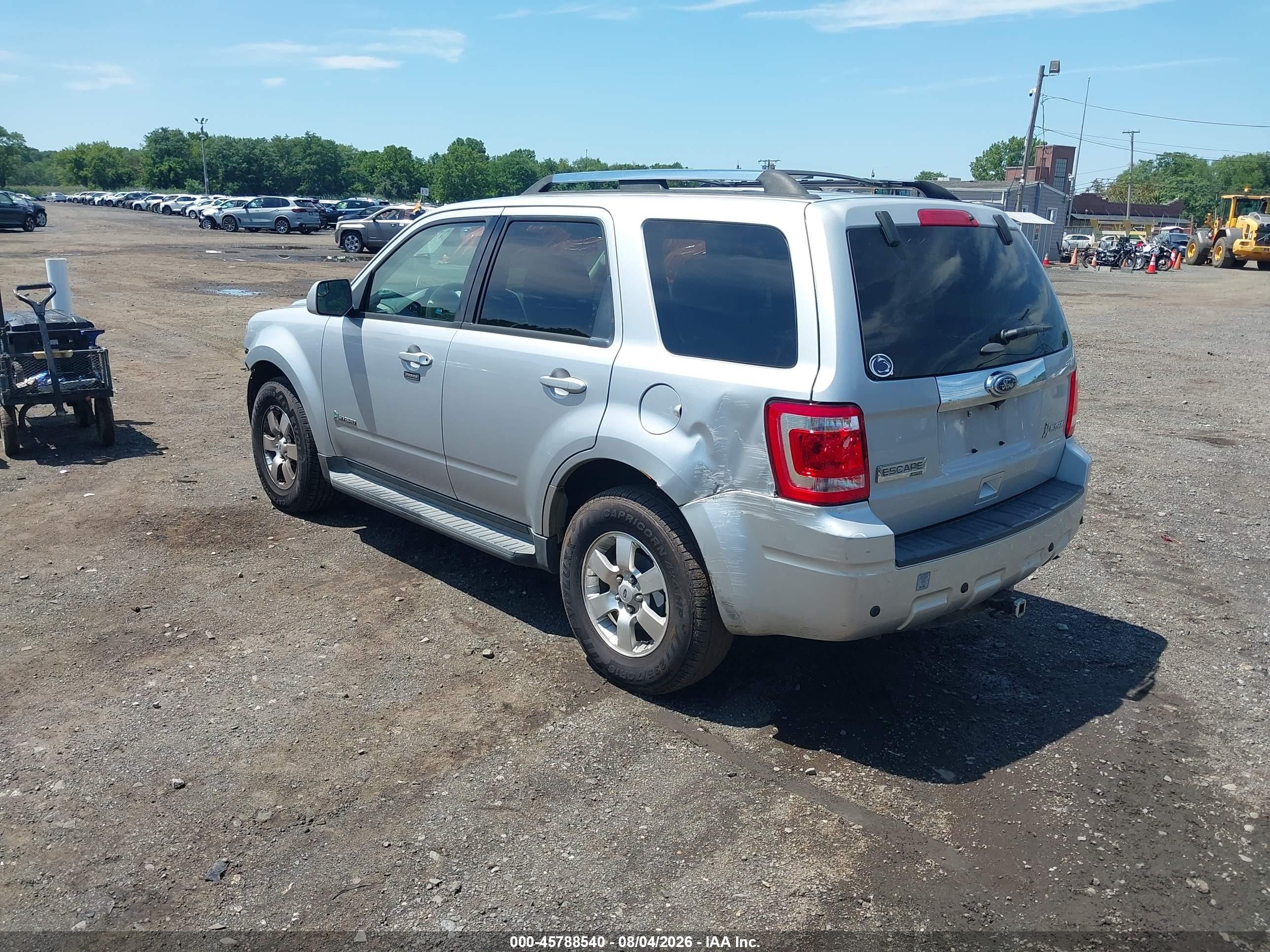 2011 Ford Escape Hybrid Limited Серебряный vin: 1FMCU5K34BKC01585