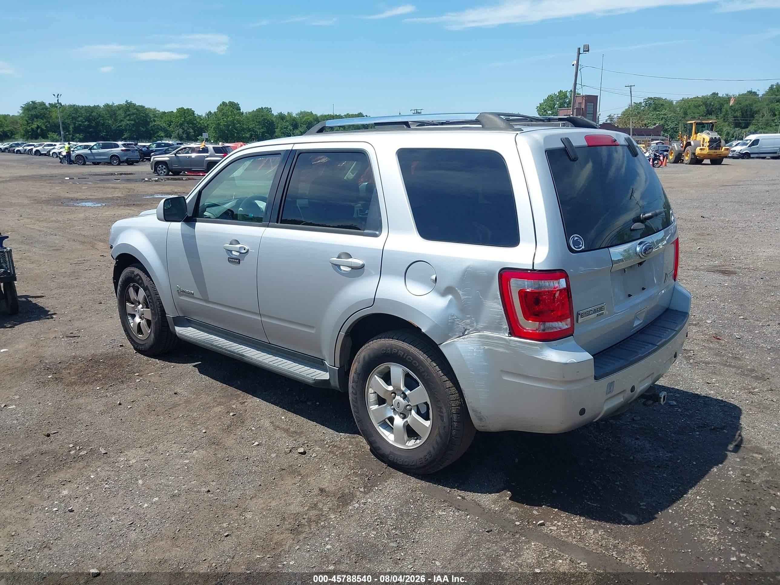 2011 Ford Escape Hybrid Limited Серебряный vin: 1FMCU5K34BKC01585