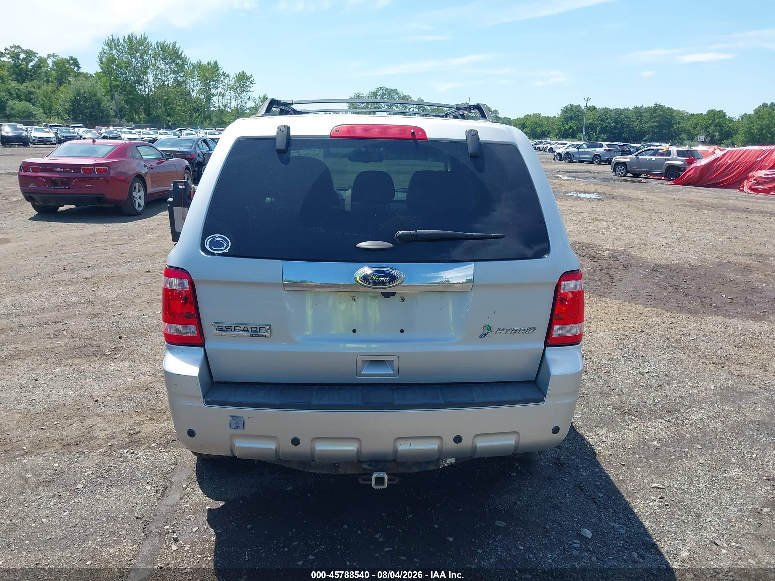 2011 Ford Escape Hybrid Limited Серебряный vin: 1FMCU5K34BKC01585