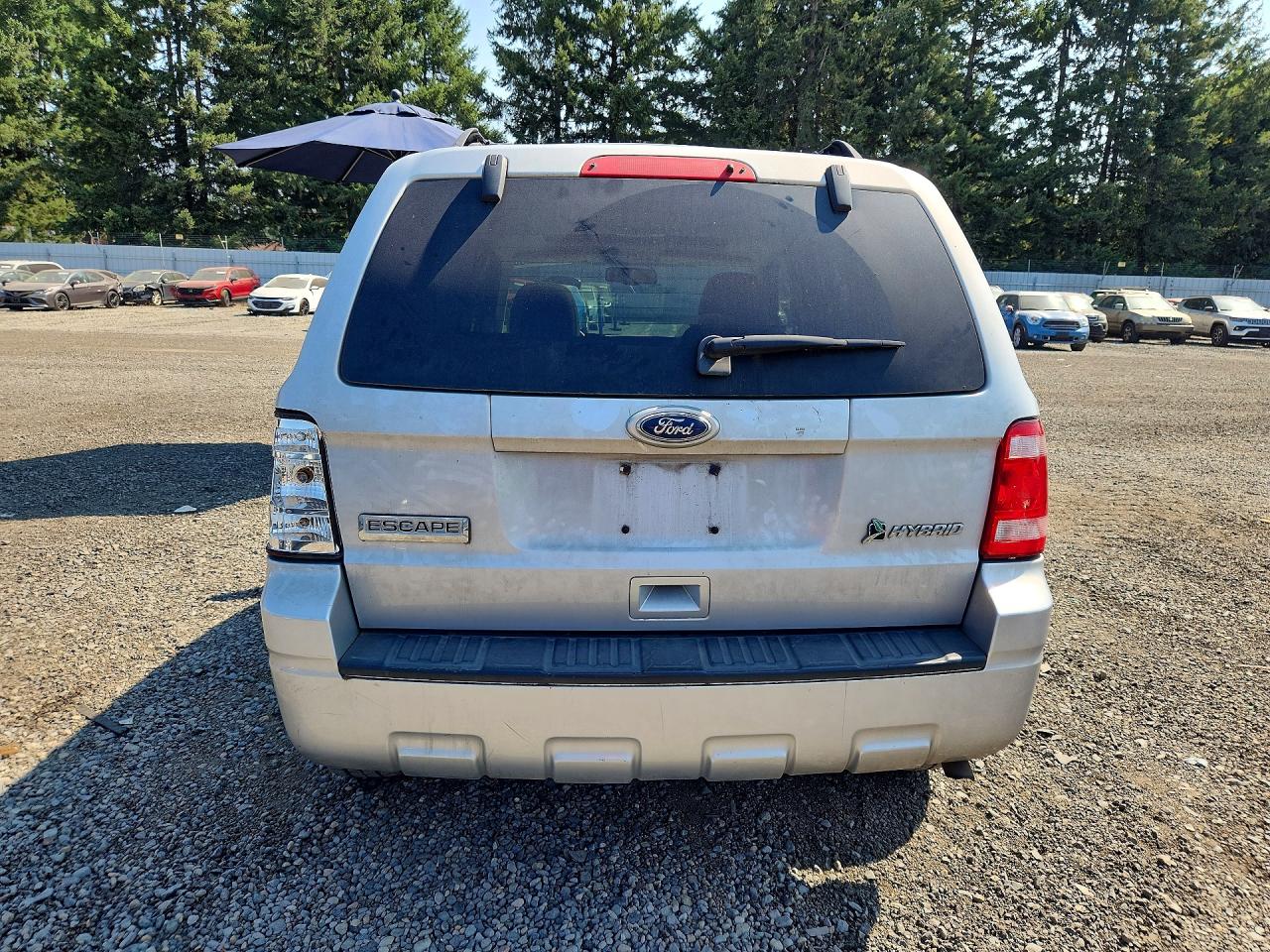 2010 Ford Escape Hybrid Silver vin: 1FMCU5K35AKB95634