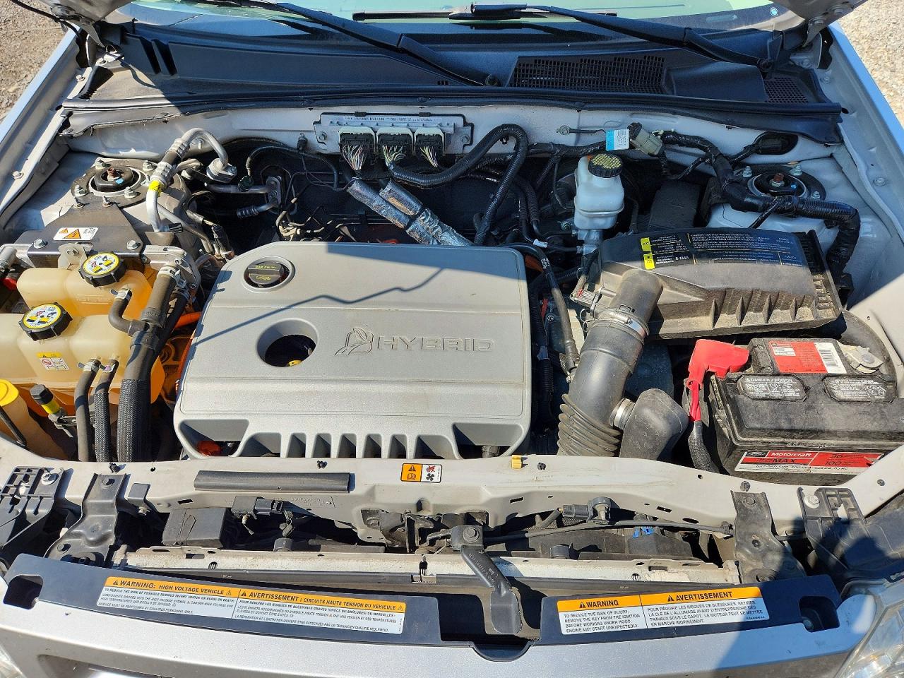 2010 Ford Escape Hybrid Silver vin: 1FMCU5K35AKB95634