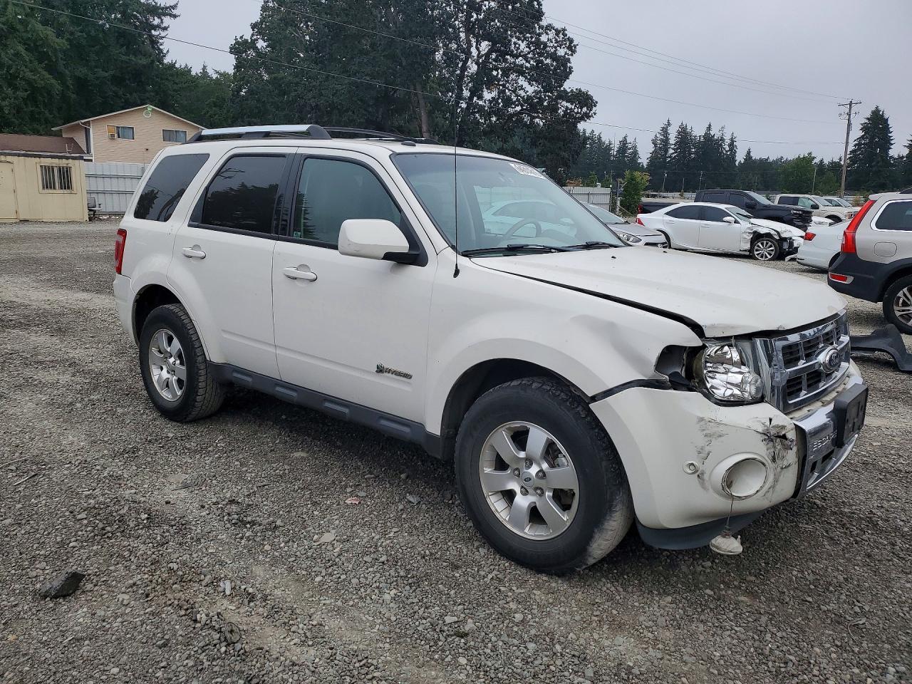 2010 Ford Escape Hybrid White vin: 1FMCU5K35AKC29488