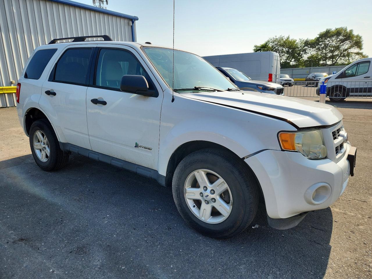 2011 Ford Escape Hybrid White vin: 1FMCU5K35BKB48850