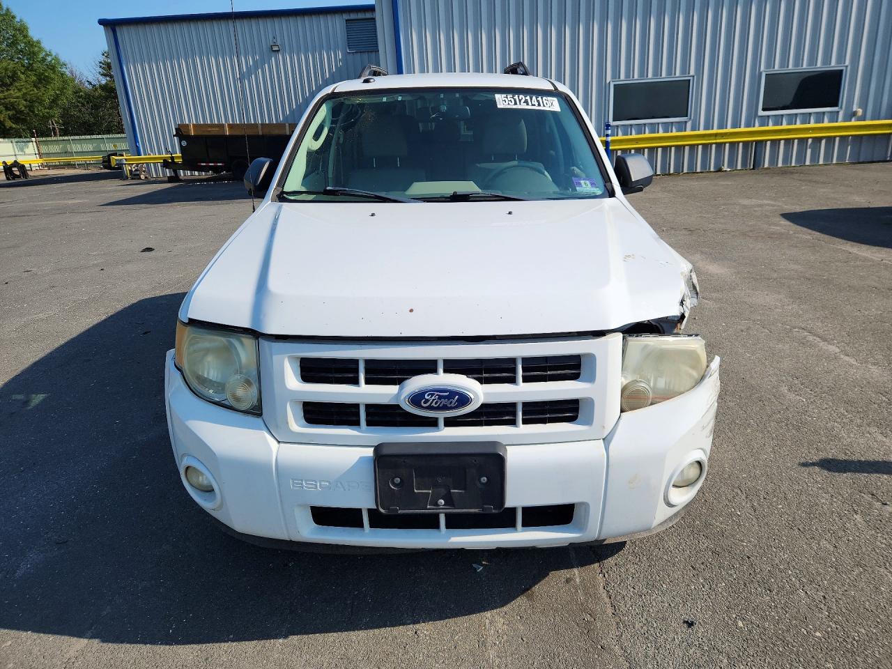 2011 Ford Escape Hybrid White vin: 1FMCU5K35BKB48850