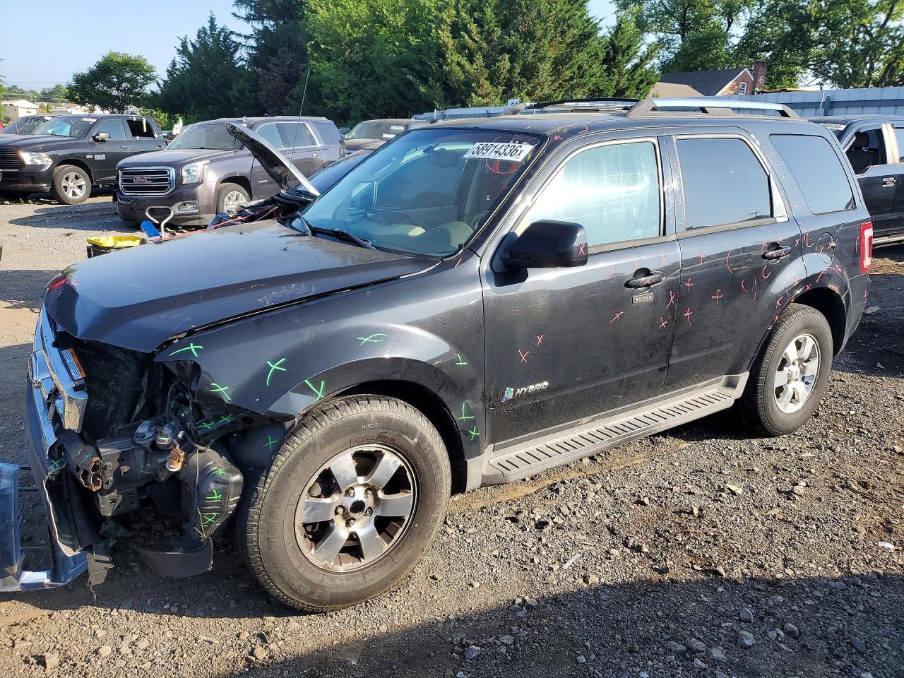 2011 Ford Escape Hybrid Черный vin: 1FMCU5K36BKC48505