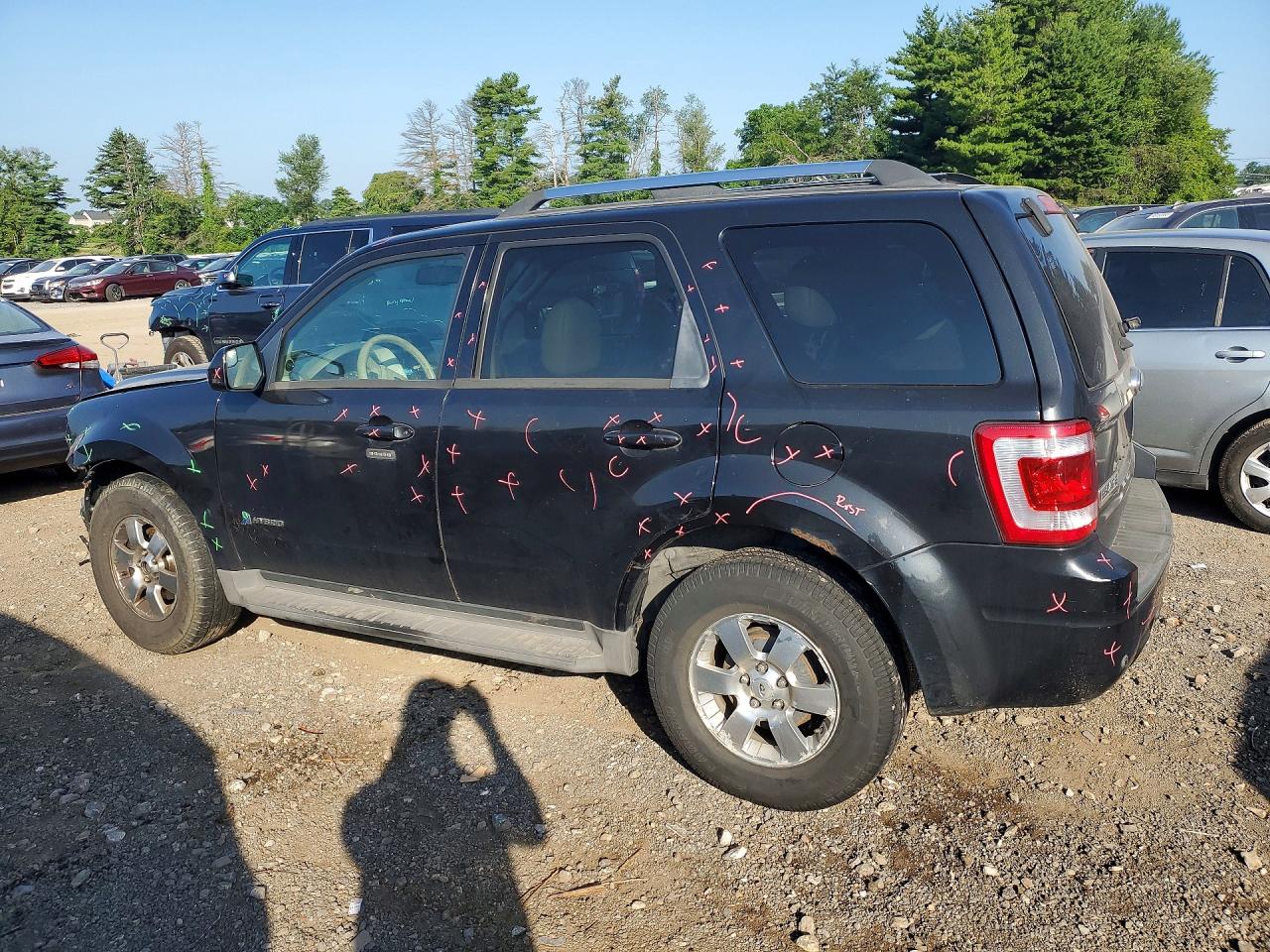 2011 Ford Escape Hybrid Черный vin: 1FMCU5K36BKC48505