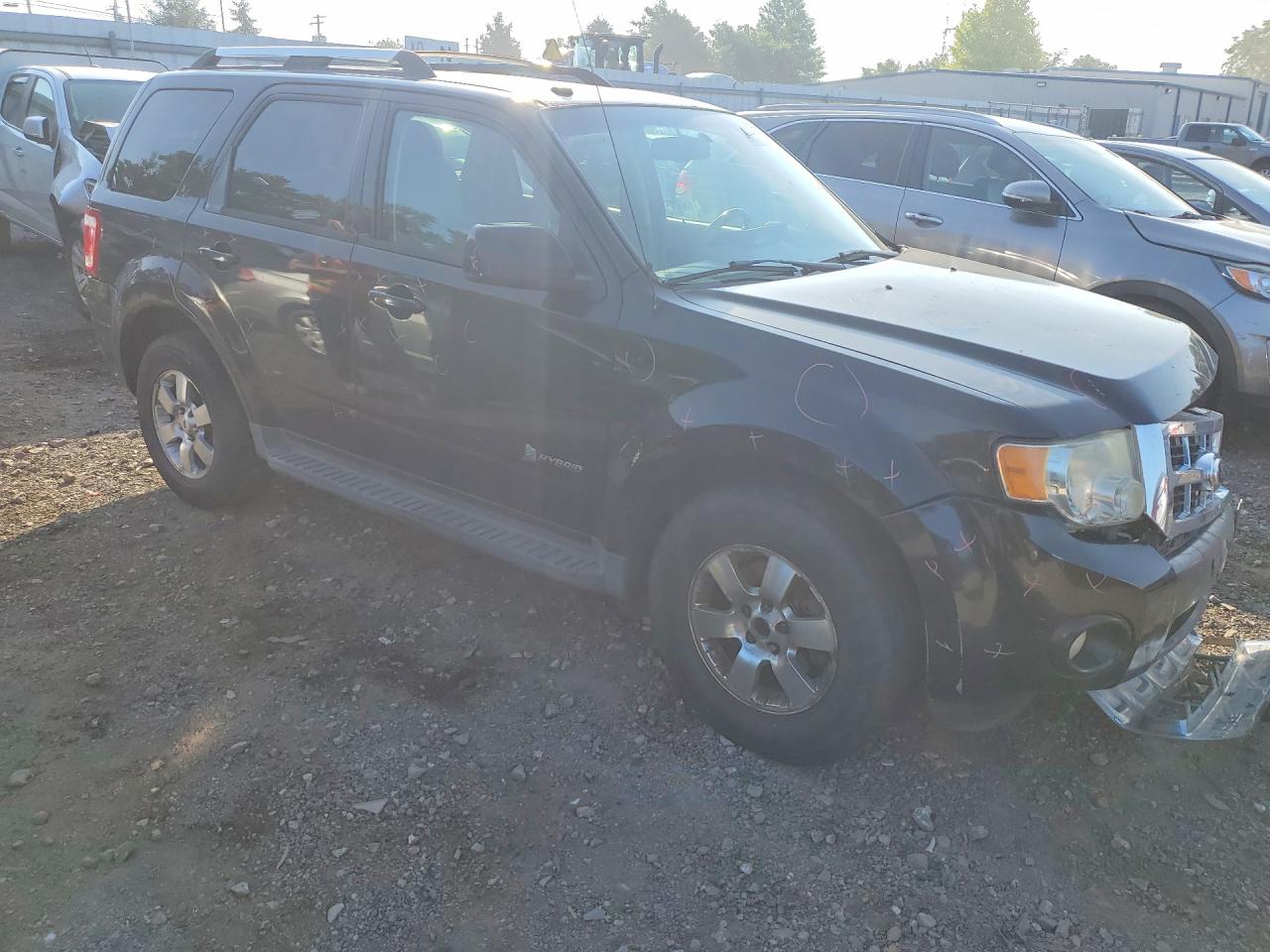 2011 Ford Escape Hybrid Черный vin: 1FMCU5K36BKC48505