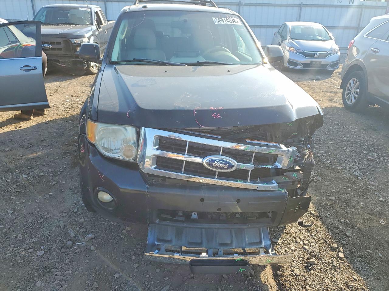 2011 Ford Escape Hybrid Черный vin: 1FMCU5K36BKC48505