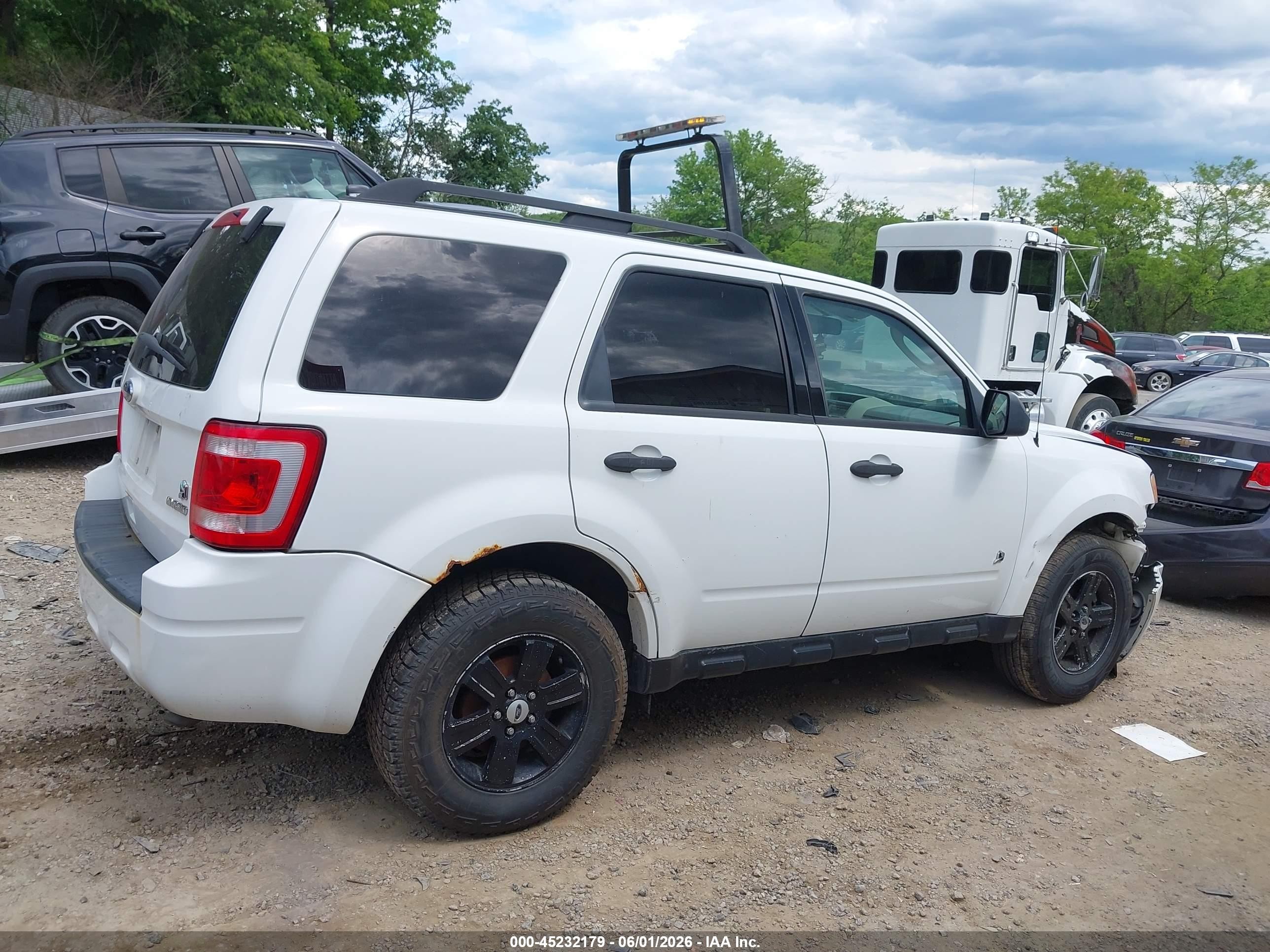 2010 Ford Escape Hybrid Limited White vin: 1FMCU5K37AKA14680