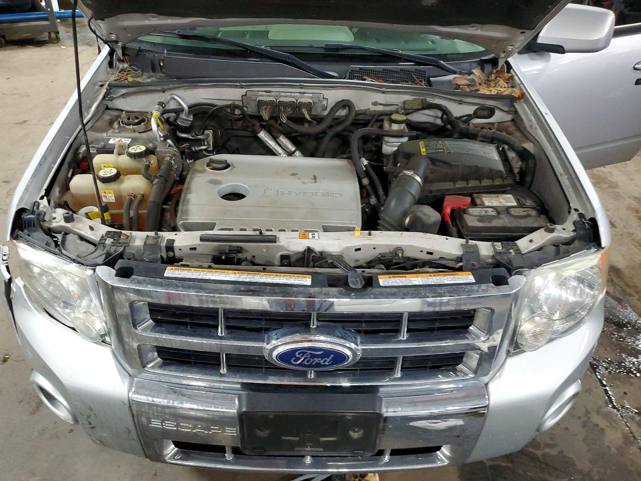 2010 Ford Escape Hybrid Silver vin: 1FMCU5K37AKB91505