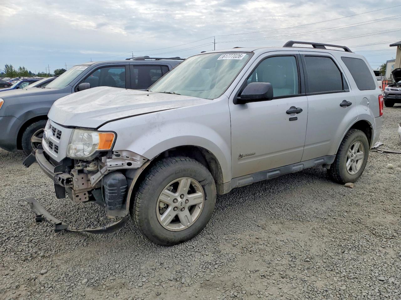 2010 Ford Escape Hybrid Silver vin: 1FMCU5K37AKC29928